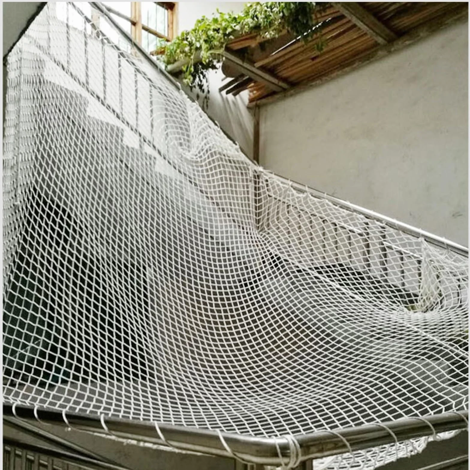 SHAARI Valla De Red De Cuerda, Resistente A Los Desgarros, Flexible, Adecuada para Redes De FúTbol, Seguridad En Parques Infantiles(10cm Mesh,5x6m)