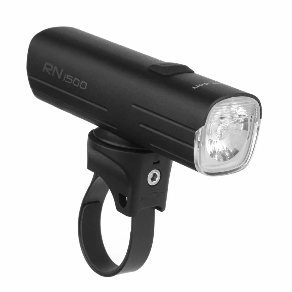 OLIGHT RN 1500 Linterna Delantera de Bicicleta Faro LED de Bici da 1500 Lúmenes Luz Bicicleta Delantera con Batería Recargable, IPX 7,Lámpara de MTB Impermeable y Recargable con USB Cable