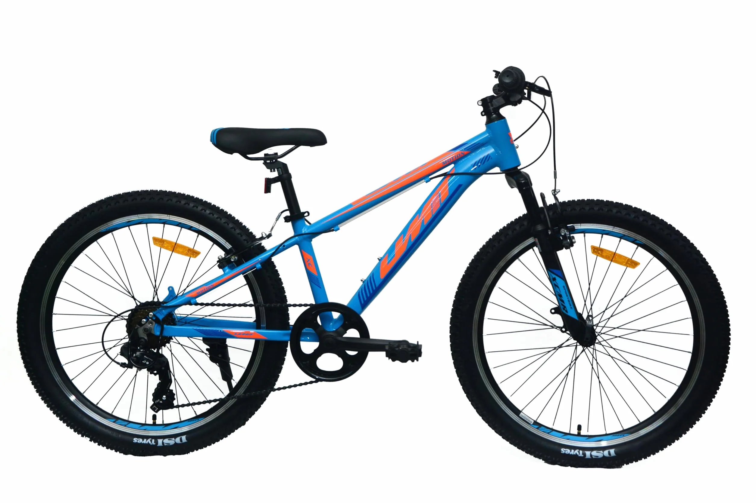 Bicicleta Montaña 24 Pulgadas Niño 9-12 Años Cuadro Aluminio 7 Velocidades Shimano Suspensión Delantera