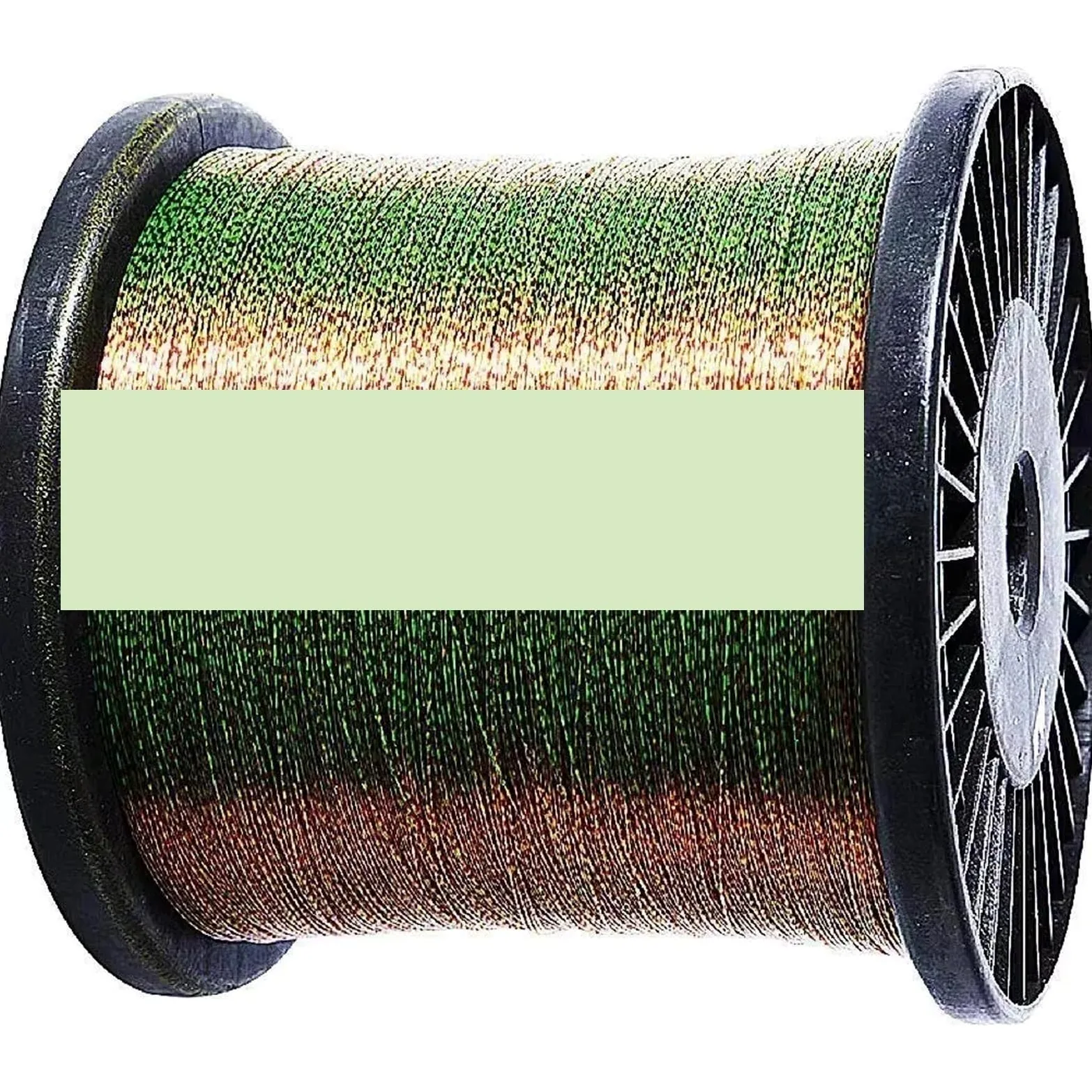 Hilo de Pescar Línea de Pesca Invisible, línea Carpa moteada, manchada súper Fuerte, con Mosca Nailon Que se Hunde(3000M Green,5.0-0.370mm-27LB)