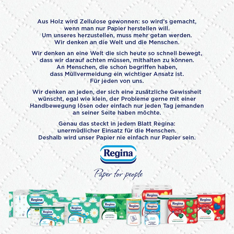 Regina Papel Higiénico 3 Capas Manzanilla 56 Rollos 150 Hojas FSC