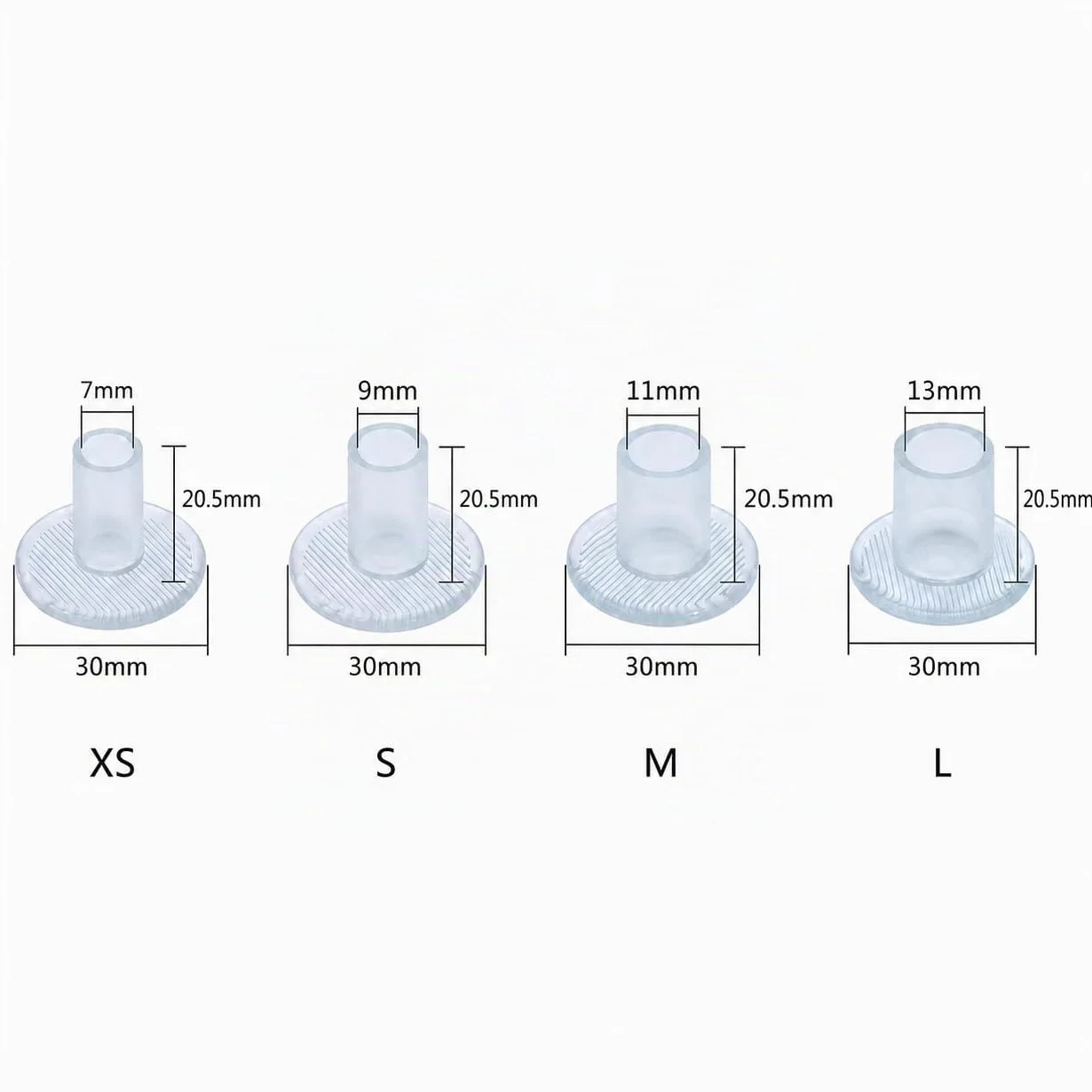 Protector De Tacón Alto Tapones Para El Talón Cubre Talón Zapatos De Mujer Blanco Tamaños XS S M L