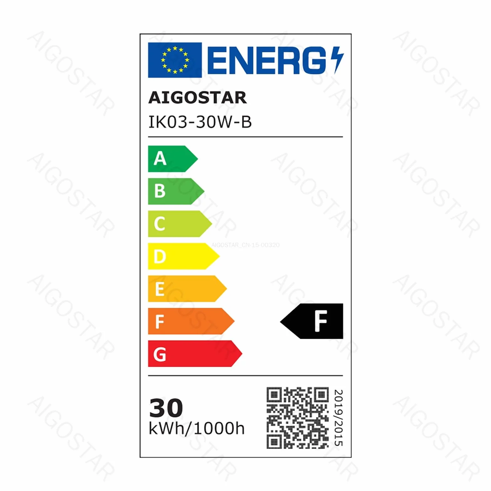 Foco inteligente RGBW 30W Bluetooth MESH control remoto