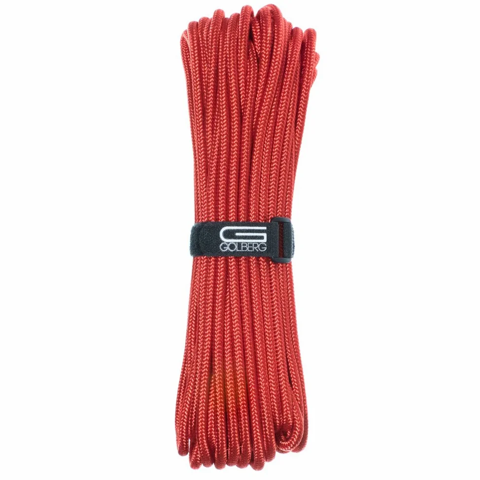 Golberg Premium - Cuerda trenzada de poliéster para accesorios – fabricada en Estados Unidos – tamaños de 3 mm, 4 mm, 5 mm o 6 mm – longitudes de 25, 50, 100, 250 y 1000 pies – cable compacto y ligero