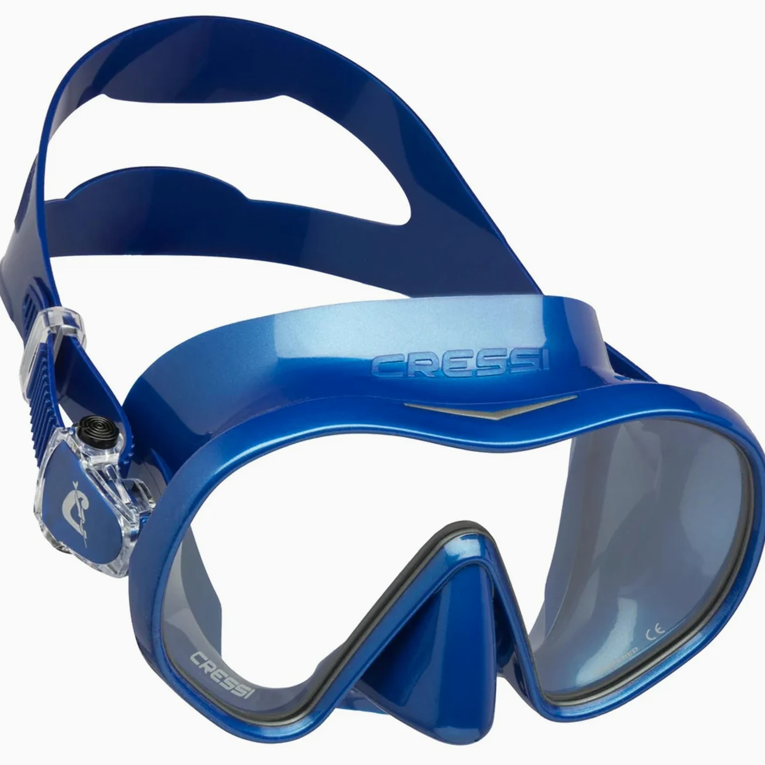 Cressi Máscara F-Dual (azul marino)