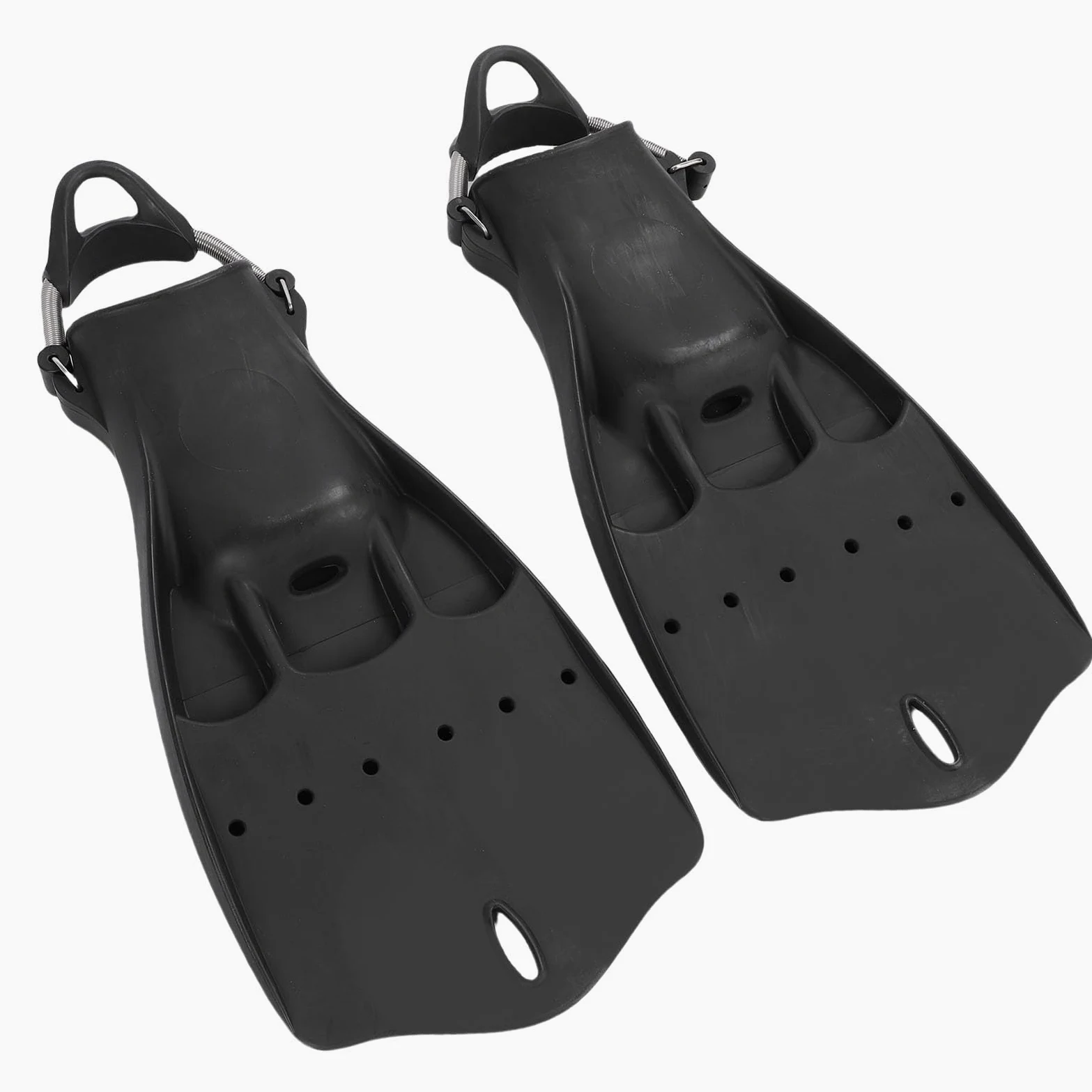 Zunate Aletas de Snorkel con Hebillas de Resorte | Aletas de Buceo de Goma Ajustables para Natación y Apnea