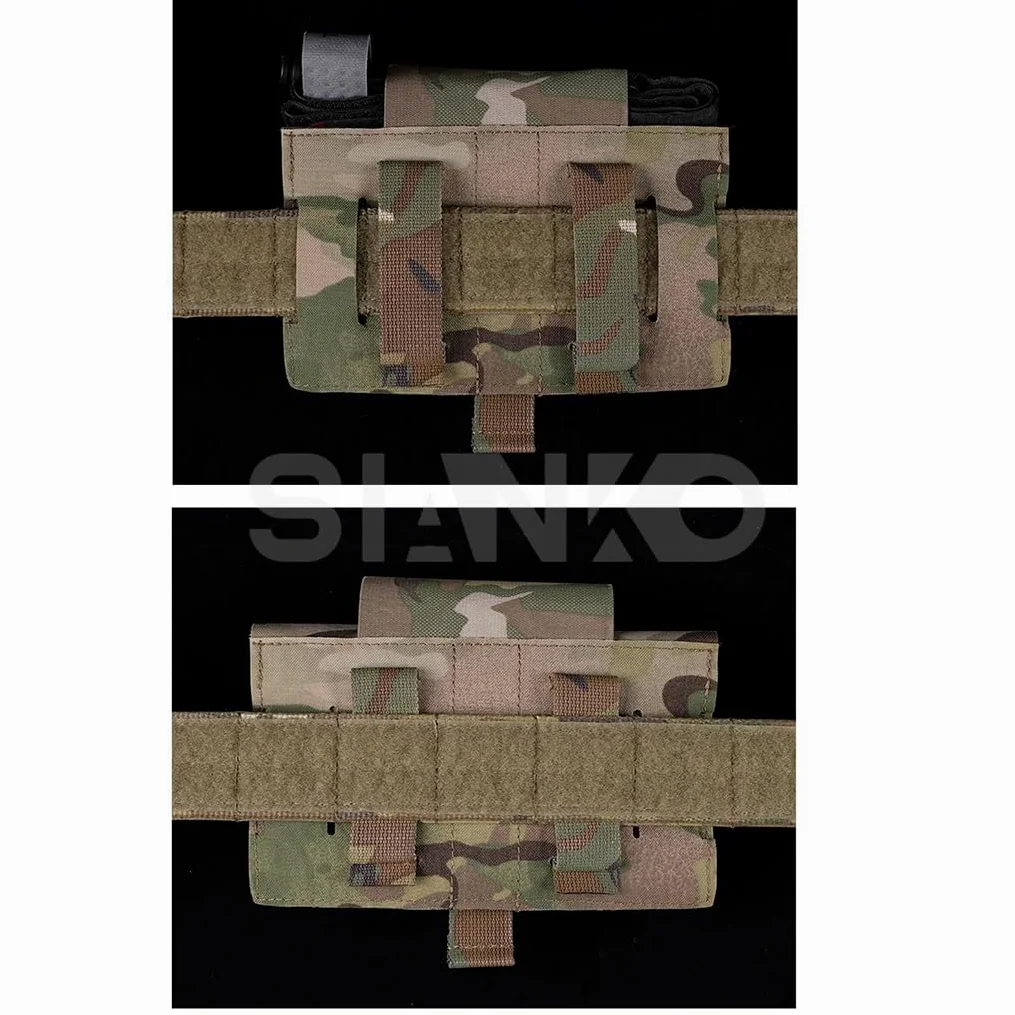 Bolsa táctica para exteriores IFAK Molle, kits de primeros auxilios, caza, airsoft, paintball, emergencia médica, liberación rápida, bolsa EMT portátil con torniquete, camuflaje, Talla única