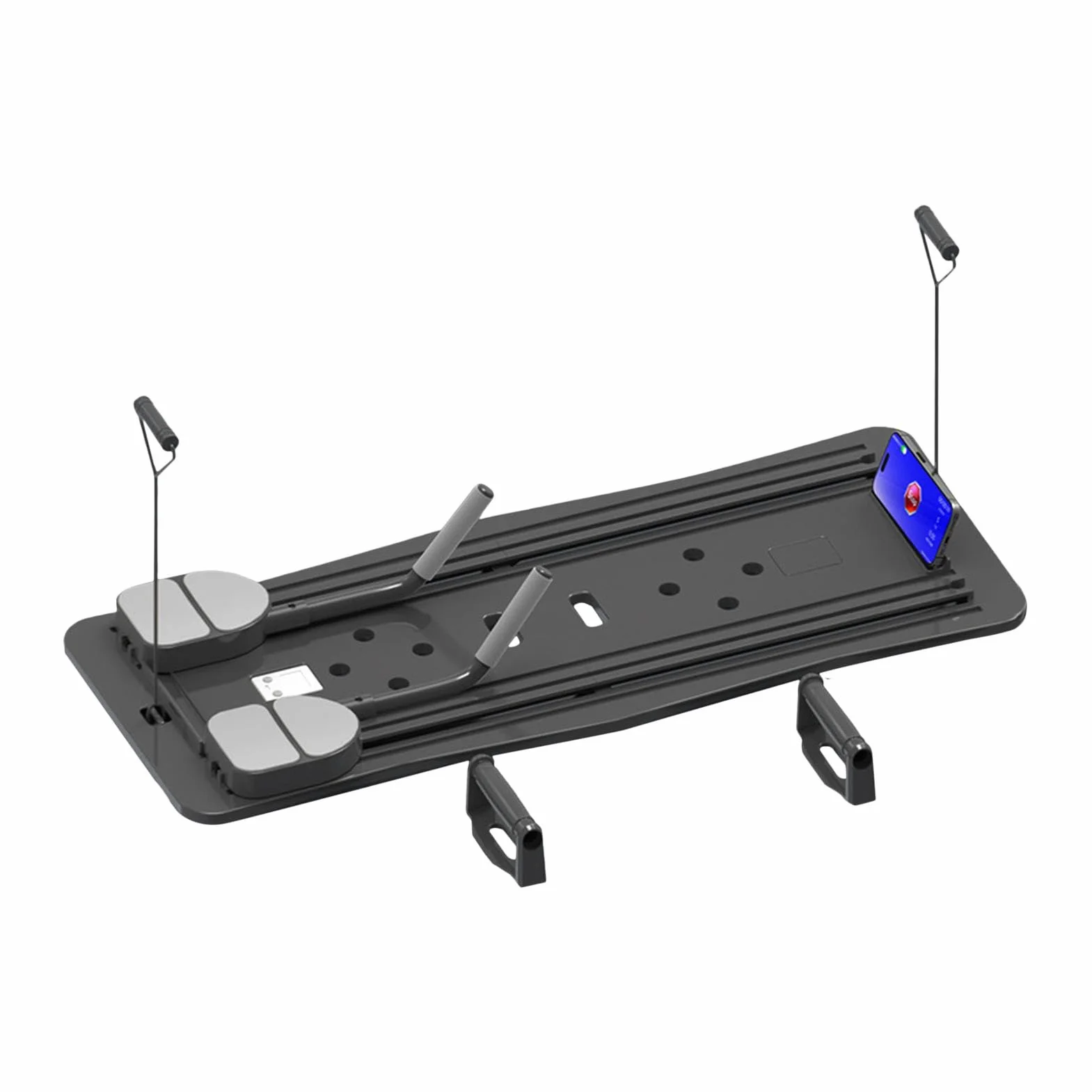Tabla De Fitness Ajustable - Equipo Portátil De Pilates Para El Hogar | Tablero De Fitness Portátil De Equipo De Pilates De Rodillo Abdominal, Tablero De Ejercicio Multifuncional Del Equipo
