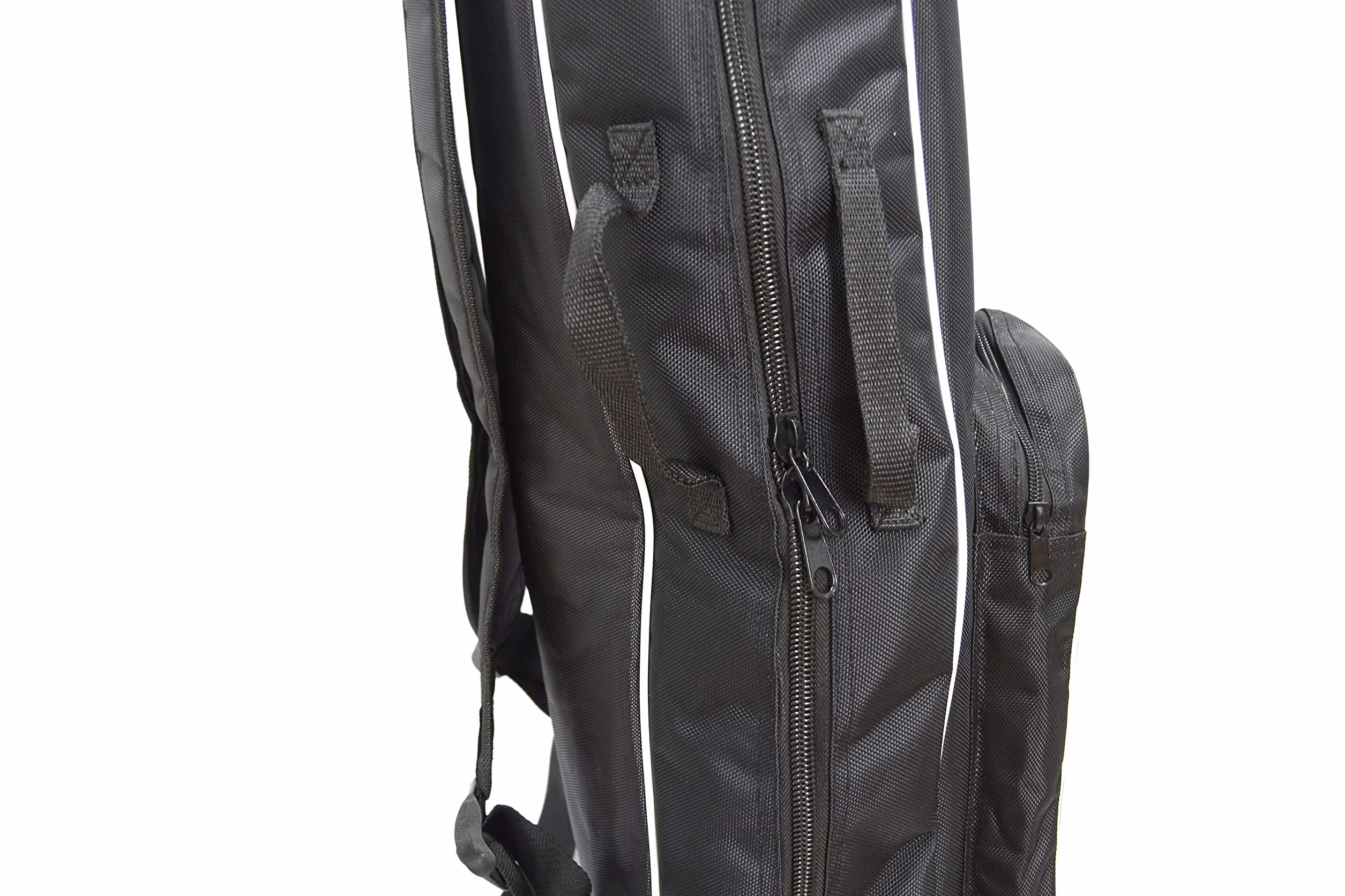 LEONARK Bolsa de Ruedas para Espada de Esgrima con Barra de Tiro - Estuche de Carrito para Traje y Máscara
