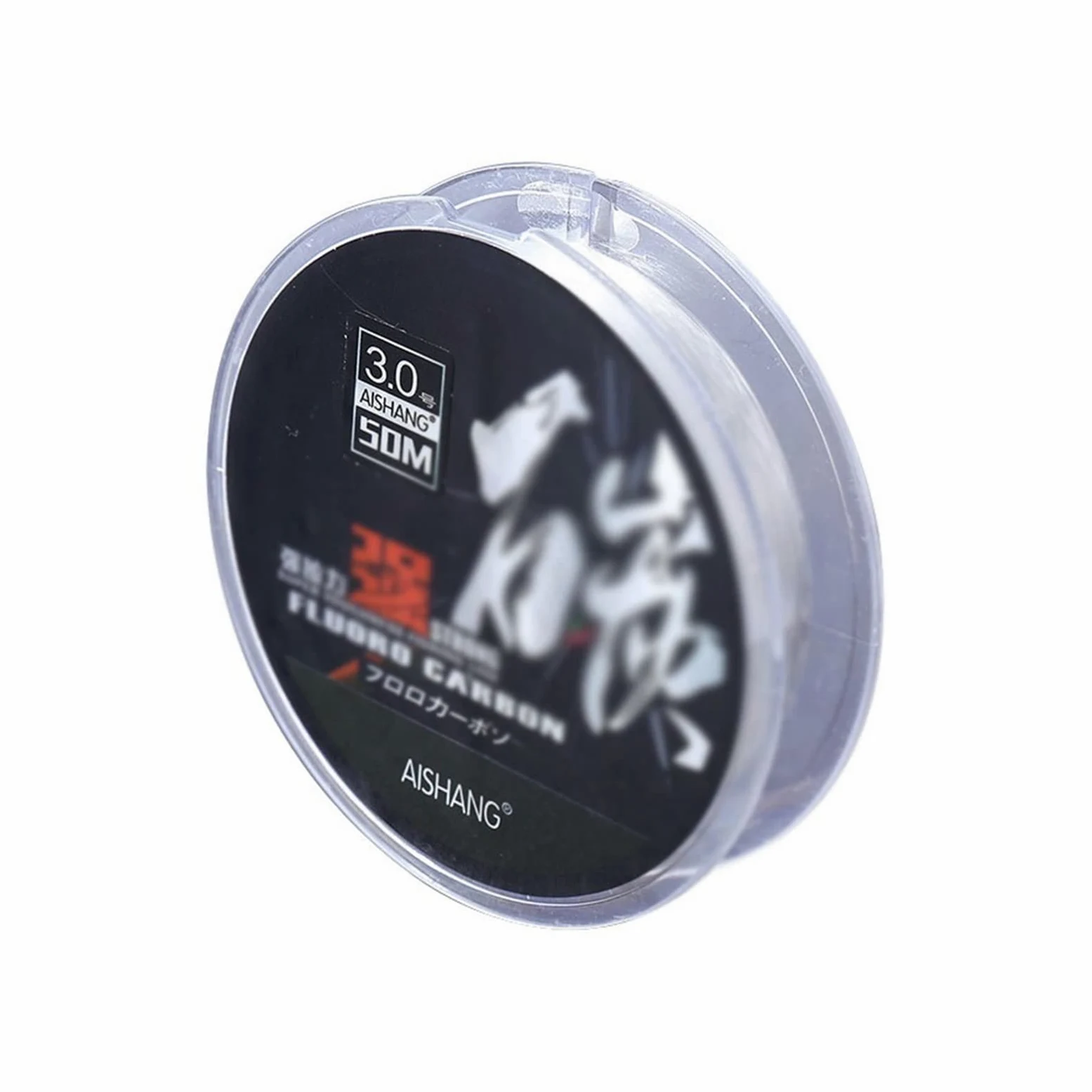 Hilo de Pesca 50m Monofilamento Fluorocarbono Pesca Fluorocarbon Resistencia a la abrasión Hilo Cordón Cordón Fibra de carbono Líder Fuerte Linea de Pesca ( Color : 50m Fluorocarbon , Size : 20.0 )