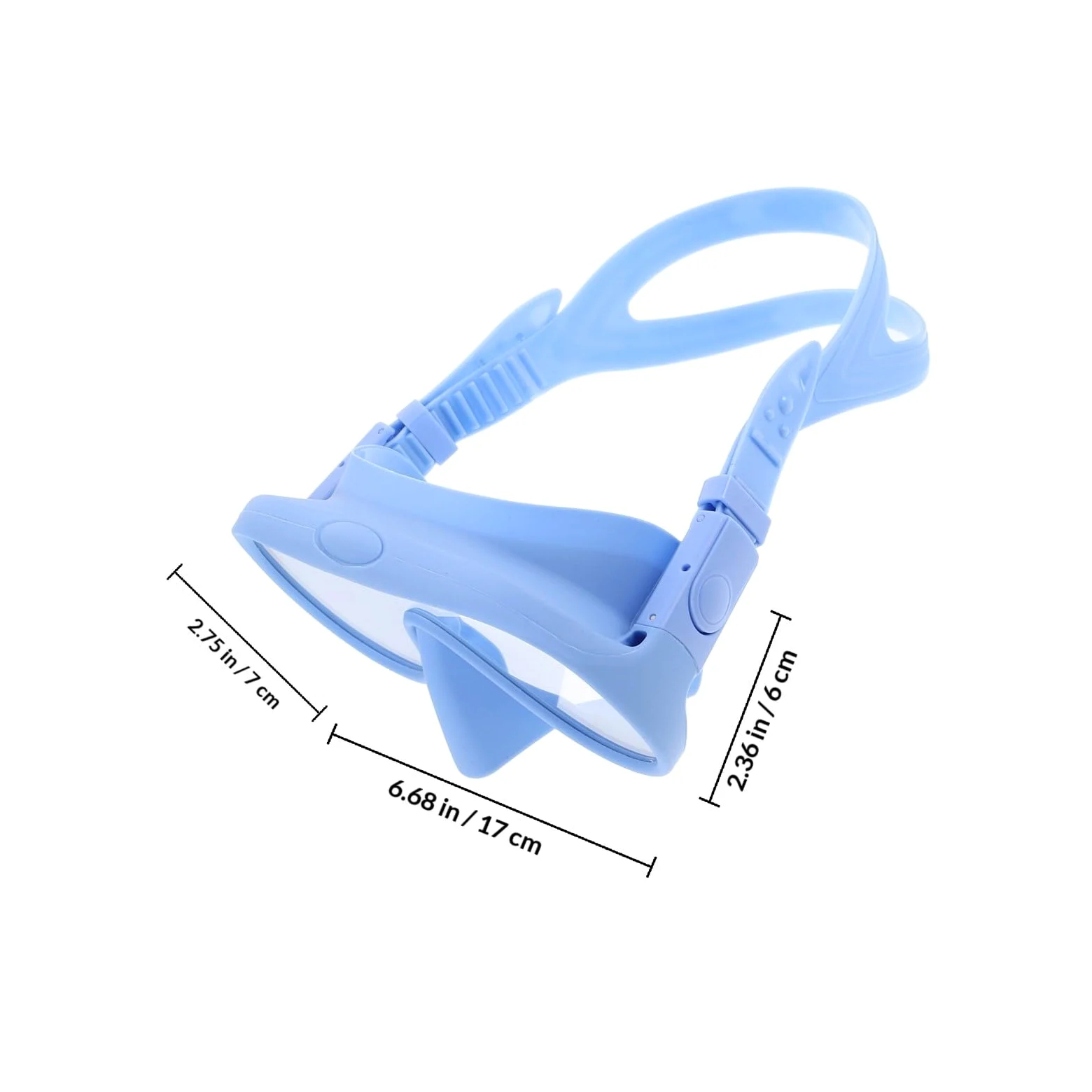 Luxshiny Máscara de Snorkel Profesional para Adultos con Diseño Plegable y Silicona Suave, Gafas de Buceo Antivaho con Estuche de Almacenamiento para Natación y Buceo