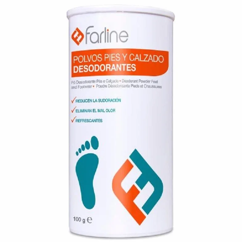 Farline Polvos desodorantes pies y calzado 100 g