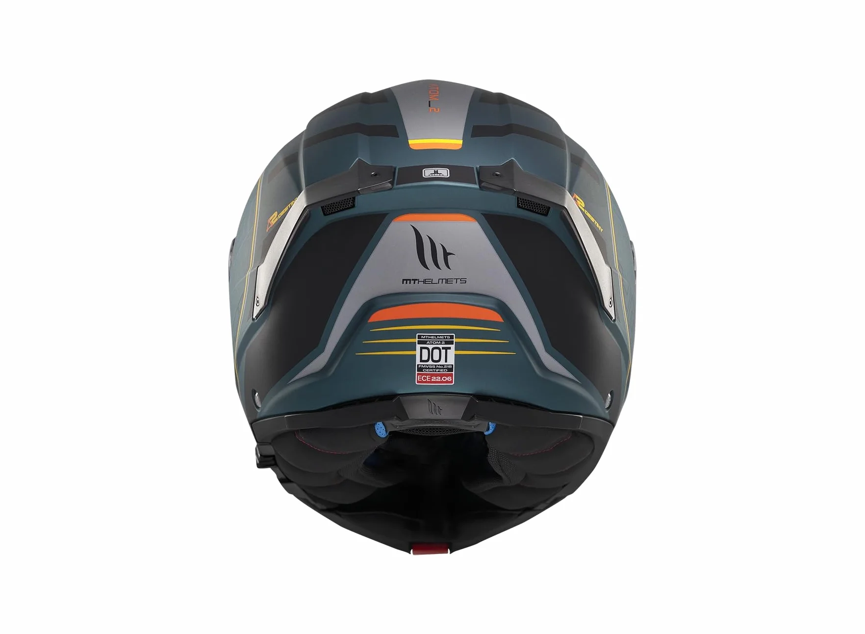 MT Helmets Atom 2 SV, Casco moto Modular Flip-Up, Visor Solar Retráctil, Interior Lavable, Preparado Intercomunicador UCS, Bloqueo frontal, Visor con posición Ventilación, Homologado ECE 22.06 & DOT