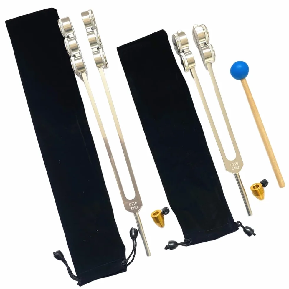 Herramienta de Diapasón de Aluminio 64 Hz para Terapia de Diagnóstico de Vibración y Sonido Curativo