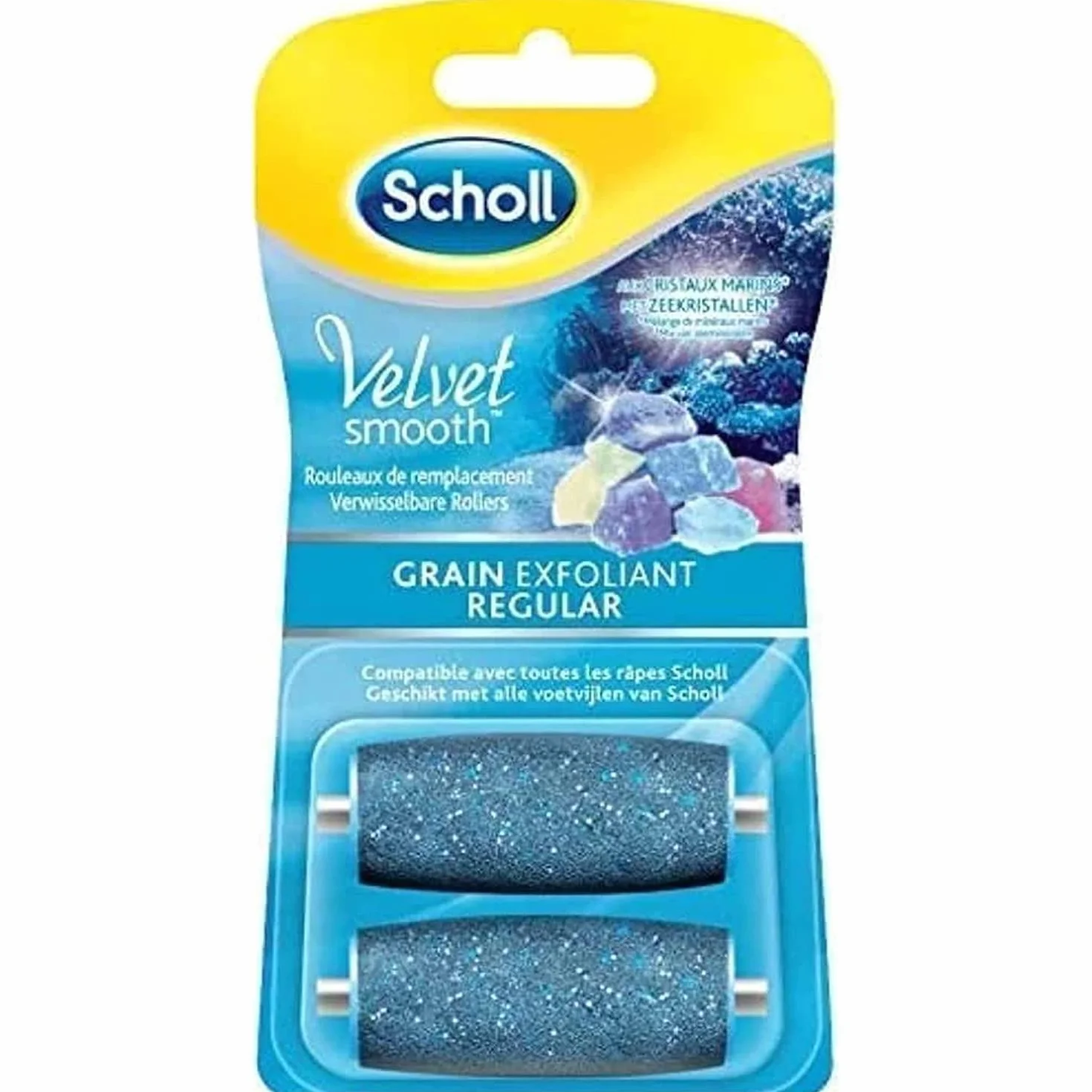 Scholl Exfoliante con cristales de diamante para talón 2 unidades