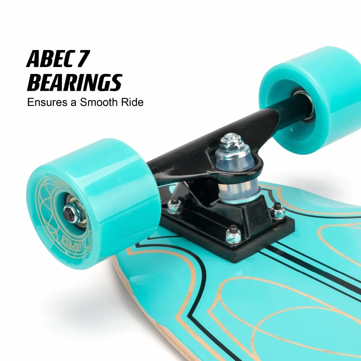 Osprey Pintail Longboard Completo 36 a 46 Pulgadas para Niños y Adultos