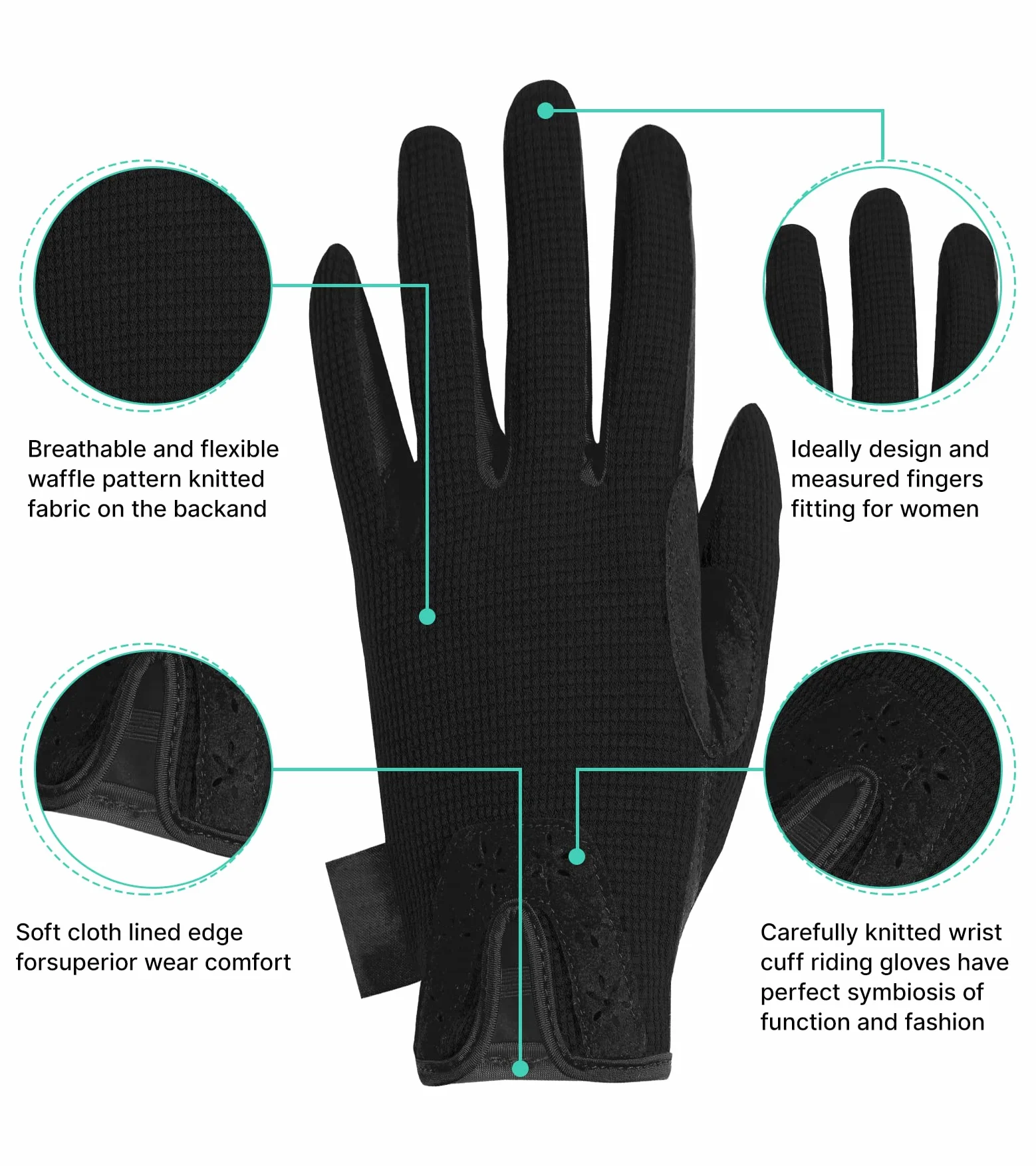 Thapower Niños Guantes de Equitación Niños y Niñas Invierno Equitación