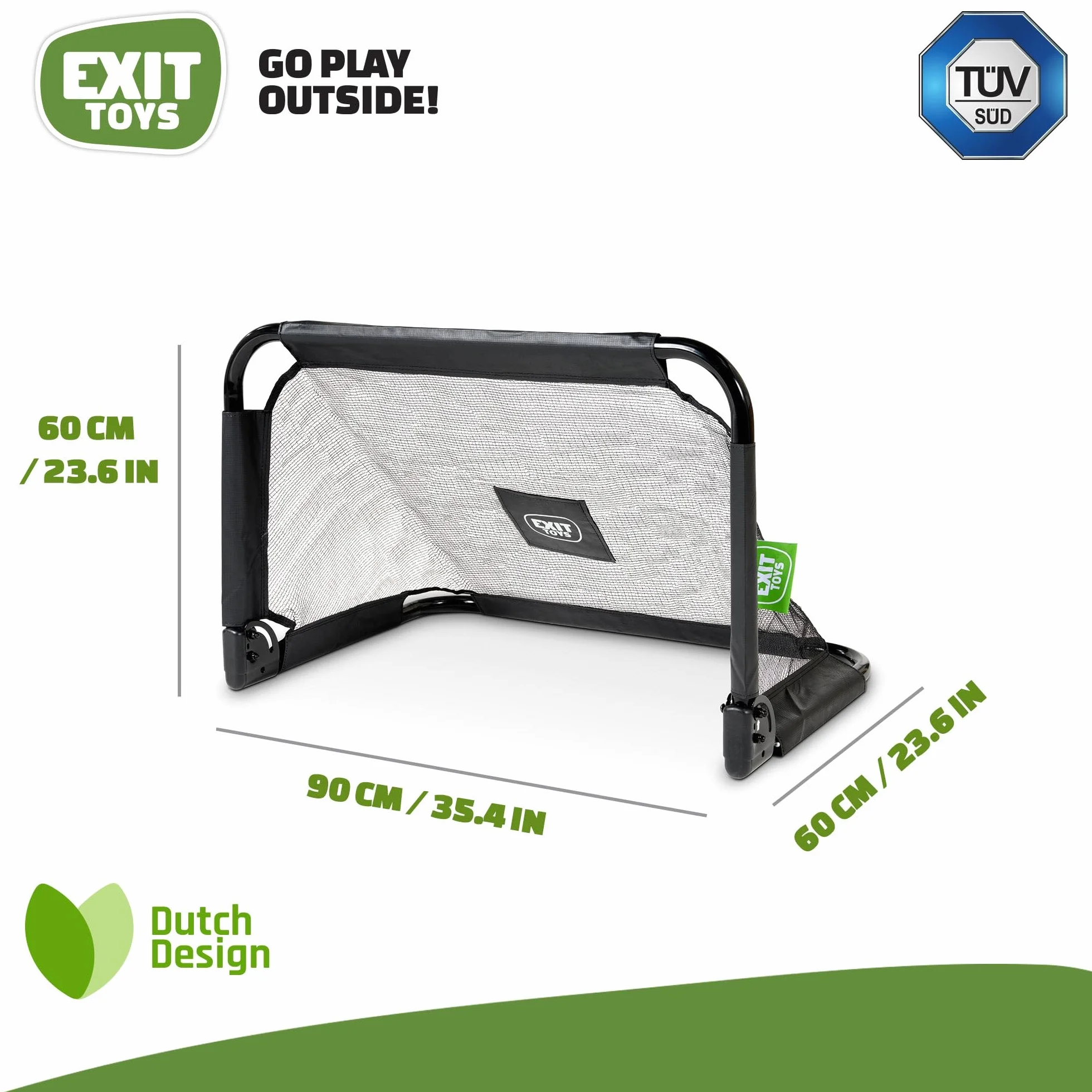EXIT Pico & Panna Juego de 2 Fútbol exterior Construcción de acero