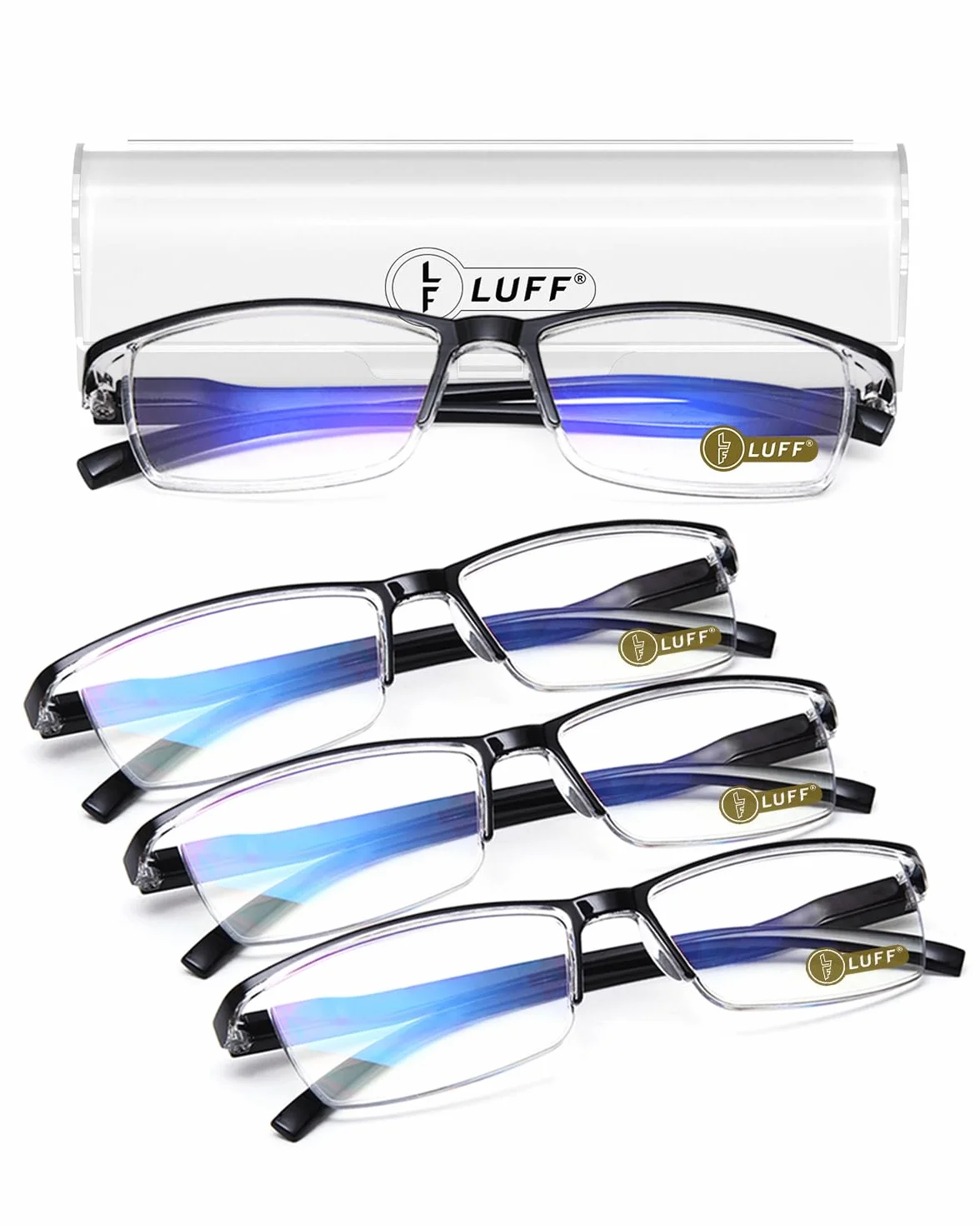 LUFF Gafas de lectura ultraligeras portátiles