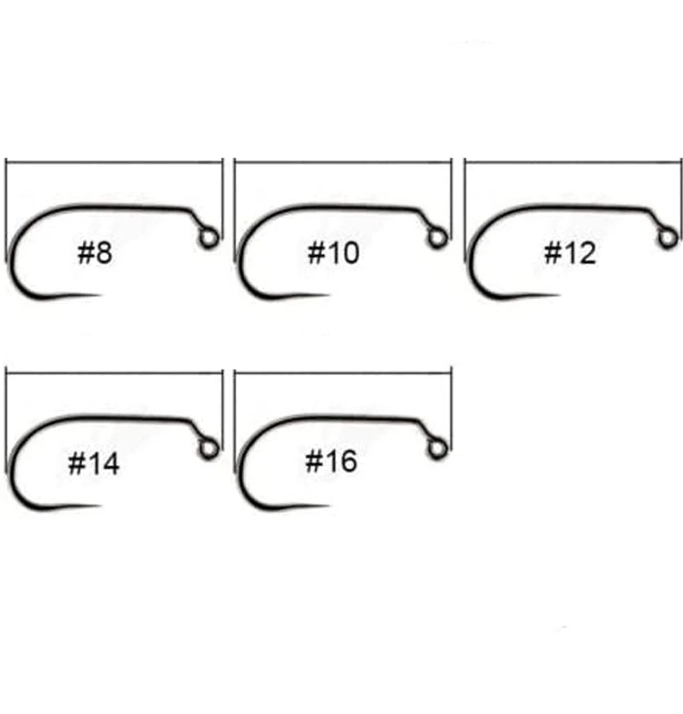 Eupheng Plus - Juego de anzuelos de Pesca sin rebaba con Anzuelo para Pesca, 125PCS 9220 Hooks Combo