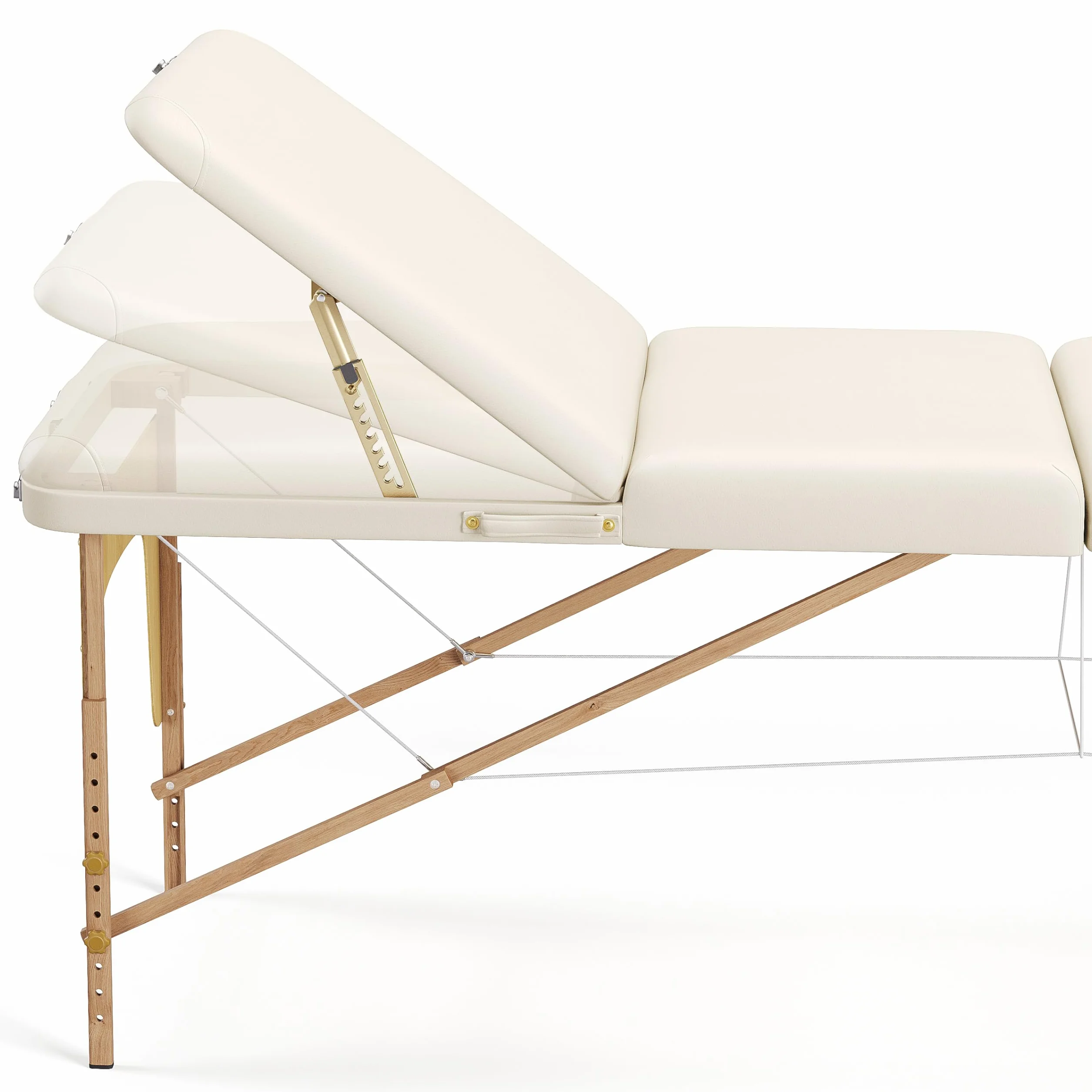 BELTOM Camilla de Masaje Plegable 3 Zonas 180x56 cm Portatil Reiki Fisioterapeuta