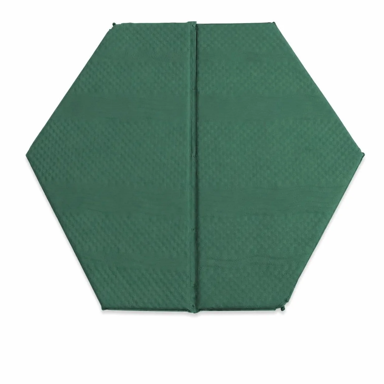 Colchón Autoinflable para Camping, Colchón Inflable para Acampar, para, Verde Oscuro, Colchoneta de Aire Hexagonal pequeña para 3-4 Personas (versión Mejorada para Tienda de campaña)