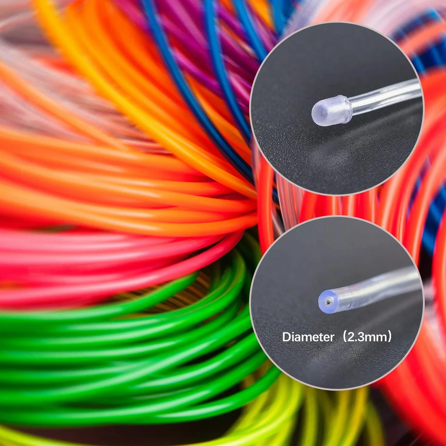 Tira de Luces LED Neon Flexible 5M Azul Helado 3 Modos para Coche Fiestas