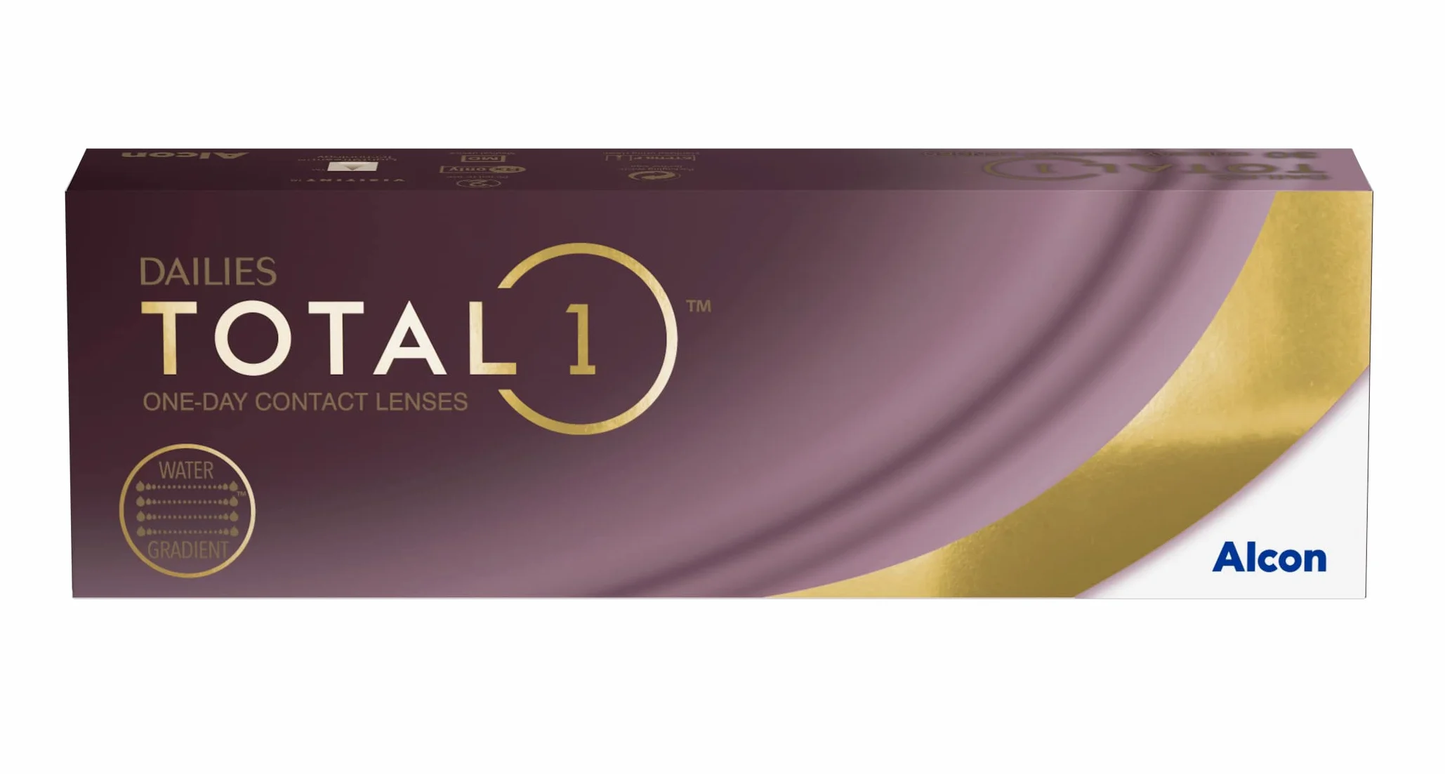 Dailies Total 1 Lentes de contacto reemplazo diario Pack 30 R 8.5 mm D 14.1 mm -2.25 Diopt
