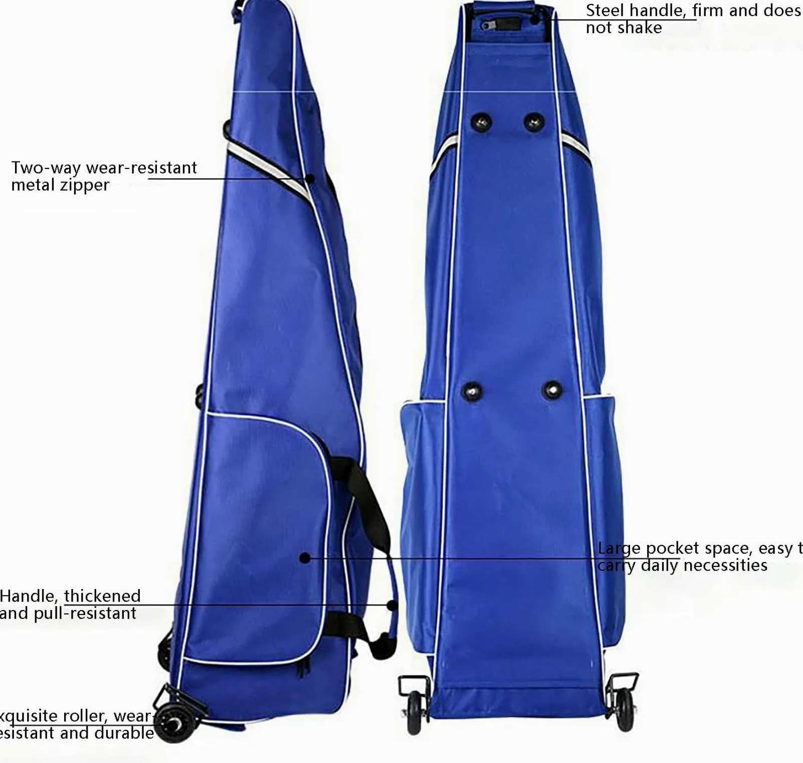 Bolsa larga de almacenamiento para espadas, tela Oxford impermeable, portátil, con asa y correa para el hombro, ideal para protección y transporte de equipos