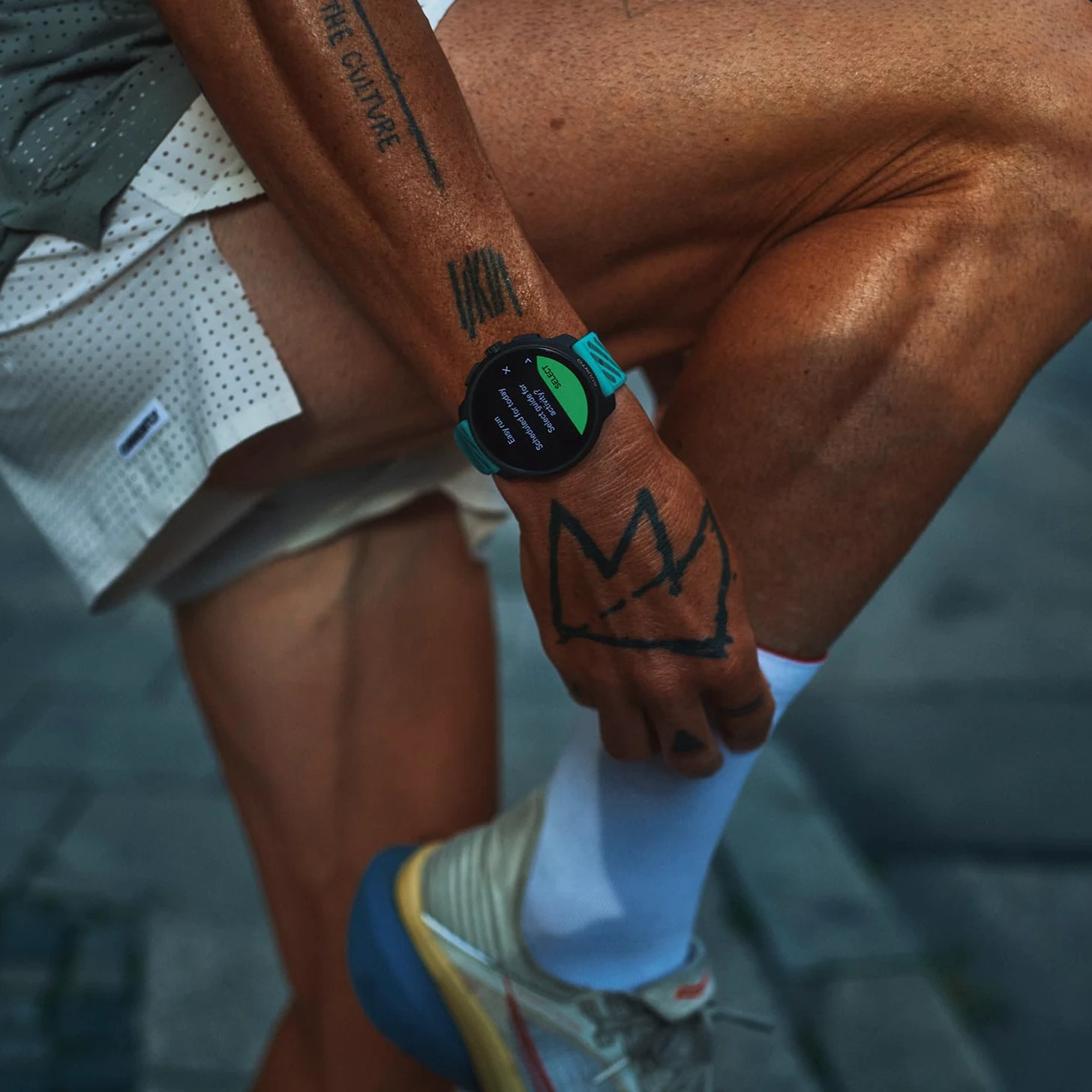 Suunto 22 ATH8 SILICONE STRAP WAVE BLUE S+M