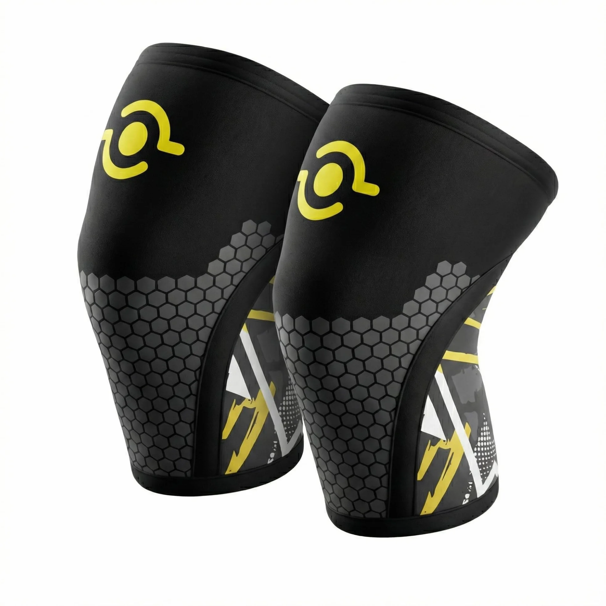 Theyet Rodilleras CrossFit Neopreno 7mm Pack 2 Soporte Ajustable Mujer Hombre Gimnasio Powerlifting