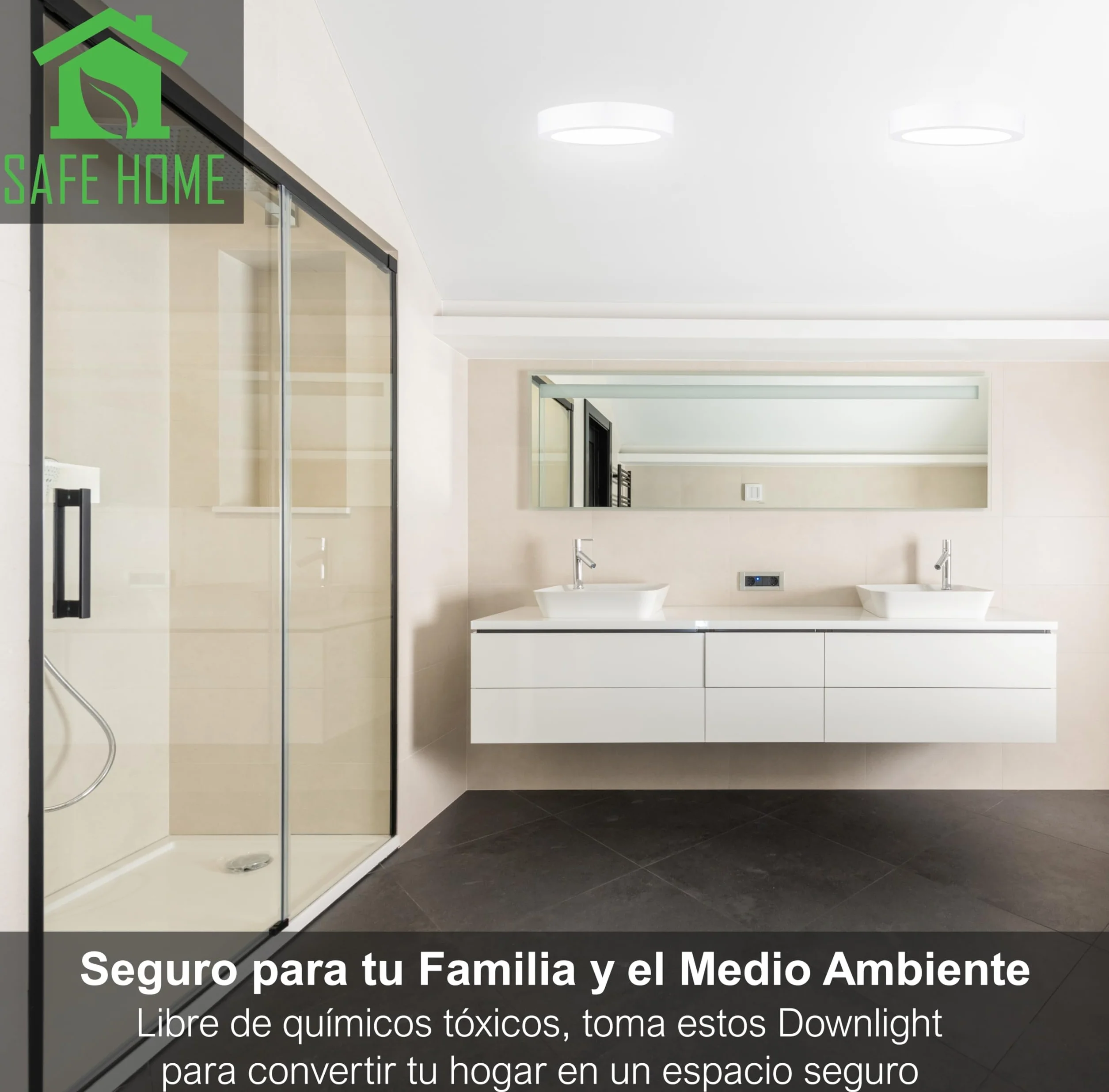 Plafón LED Techo Superficie 20W Blanco Cálido 3000K Pack 5