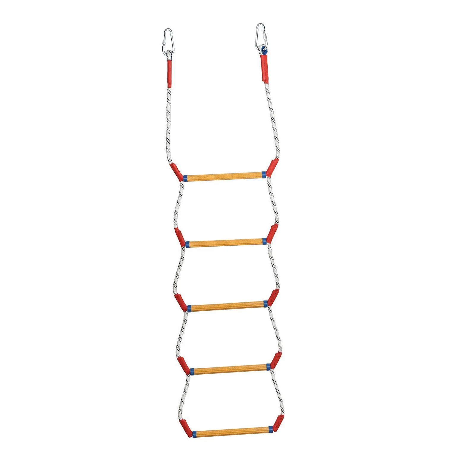 Escalera de cuerda para botes inflables, actividades al aire libre, resistente y duradera, capacidad de flotación para escalar y embarcar, escalera, Cinco neumáticos, 30x25cm