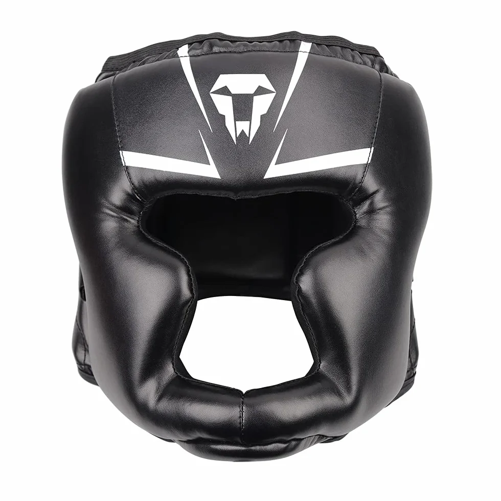 LangRay Casco de Boxeo para niños y Adultos Protector de Cabeza con Malla para Sparring Karate Taekwondo