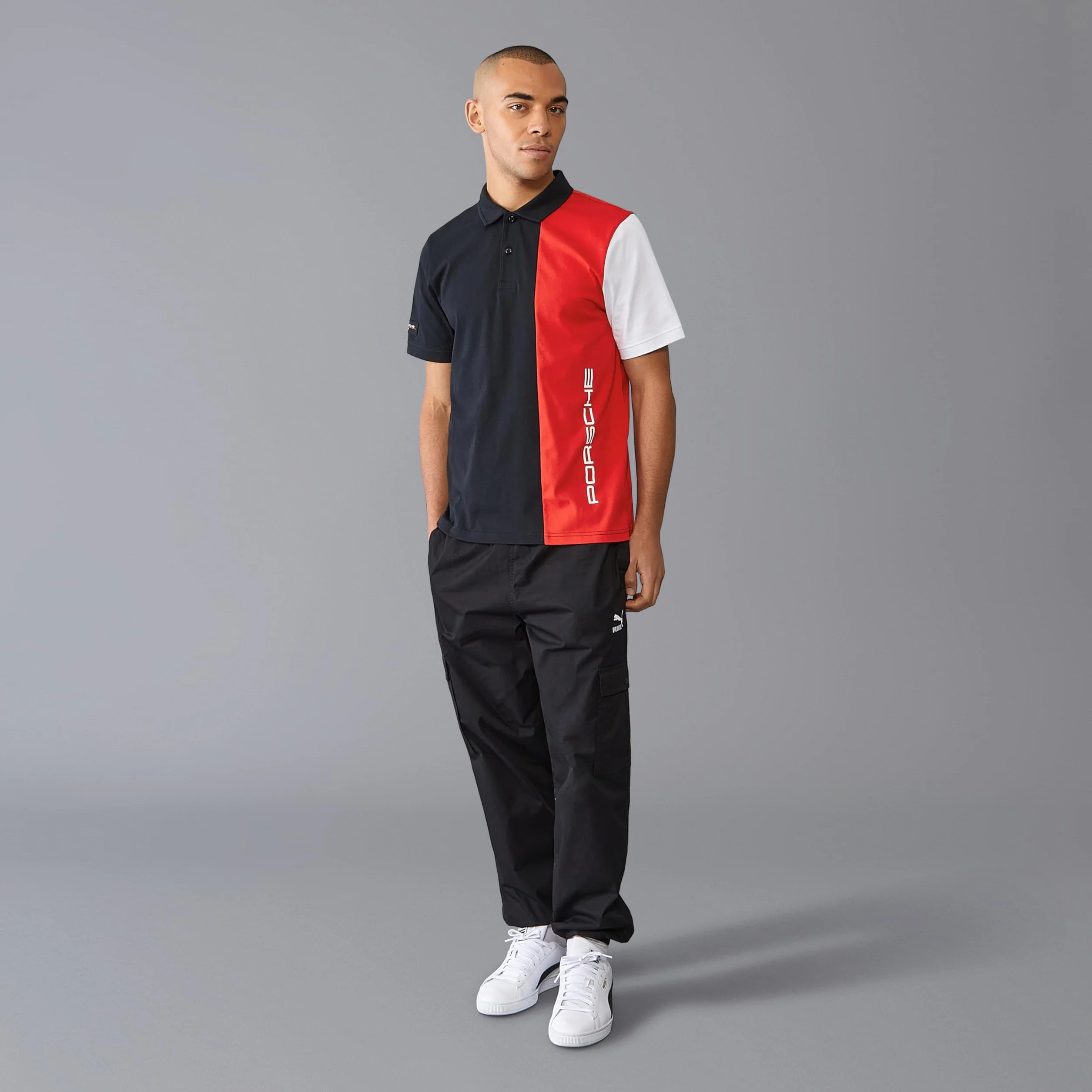 Porsche Motorsport Polo de Hombre Rayas