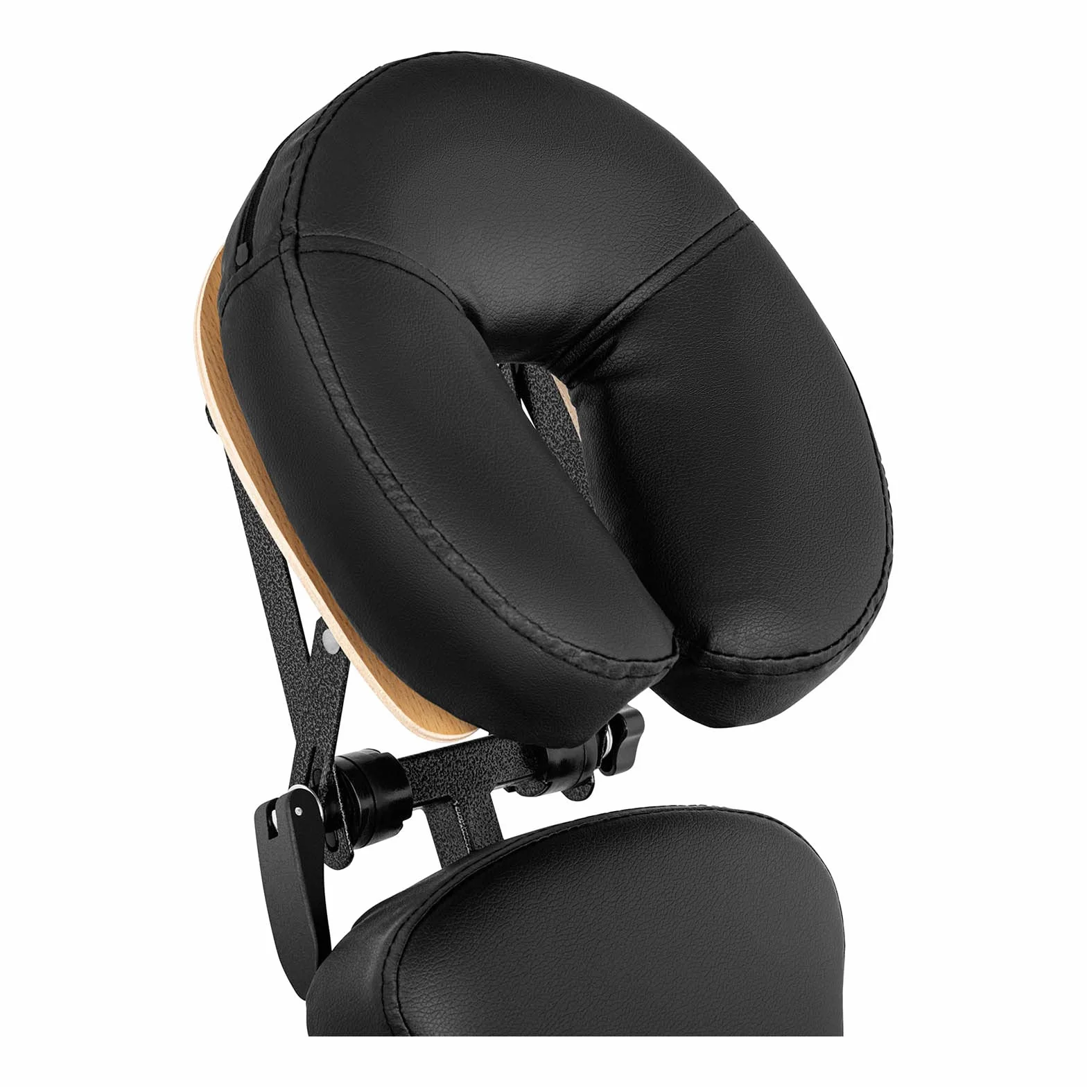 physa Silla De Masaje Plegable MONTPELLIER BLACK Estructura de acero Tapicería en PVC Hasta 160 kg