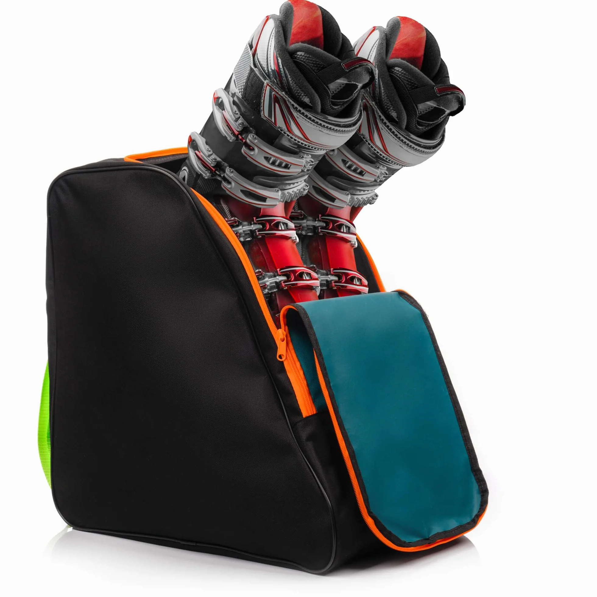 Meteor Bolsa para Botas Esqui Mochila con Drenaje Inferior para Zapatos Snowboard Bolsillo para Gafas Tabla Casco Patines