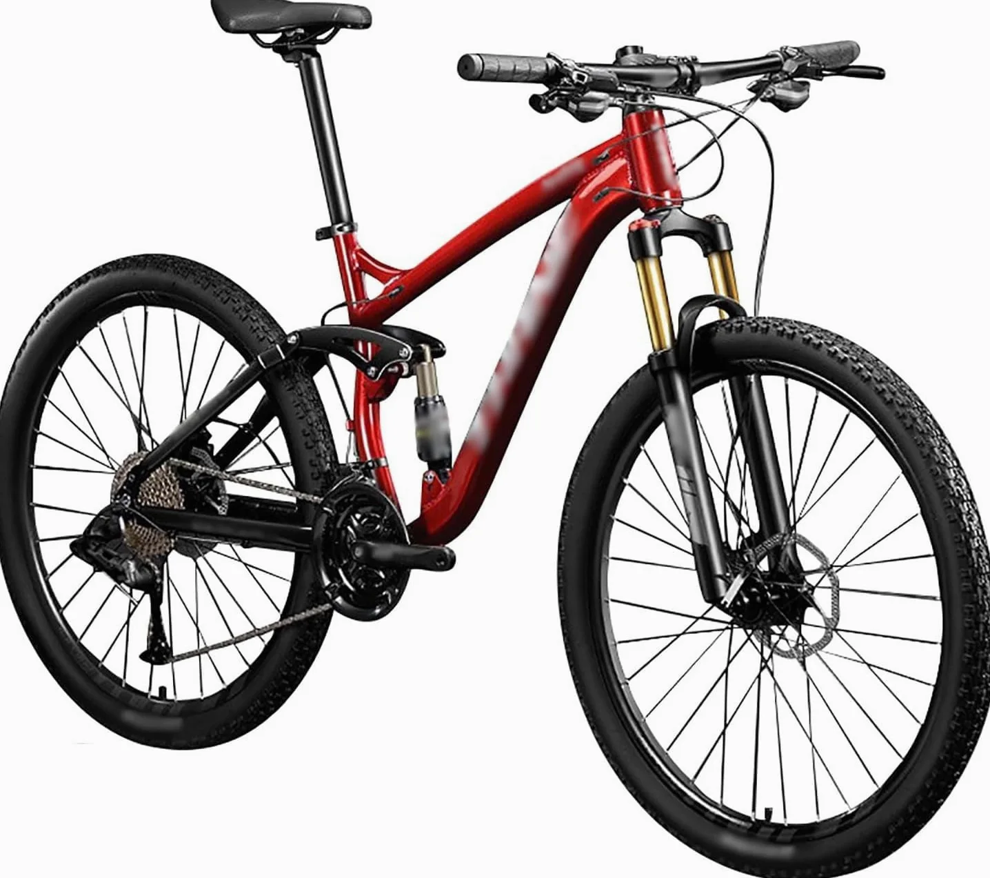 Bicicleta Montaña 27,5 Pulgadas con Cuadro Aluminio, 27/30 Velocidades, Ligera, Altura Ajustable, Softail, Carretera Aluminio. 27.5 * 17in,30 Speed