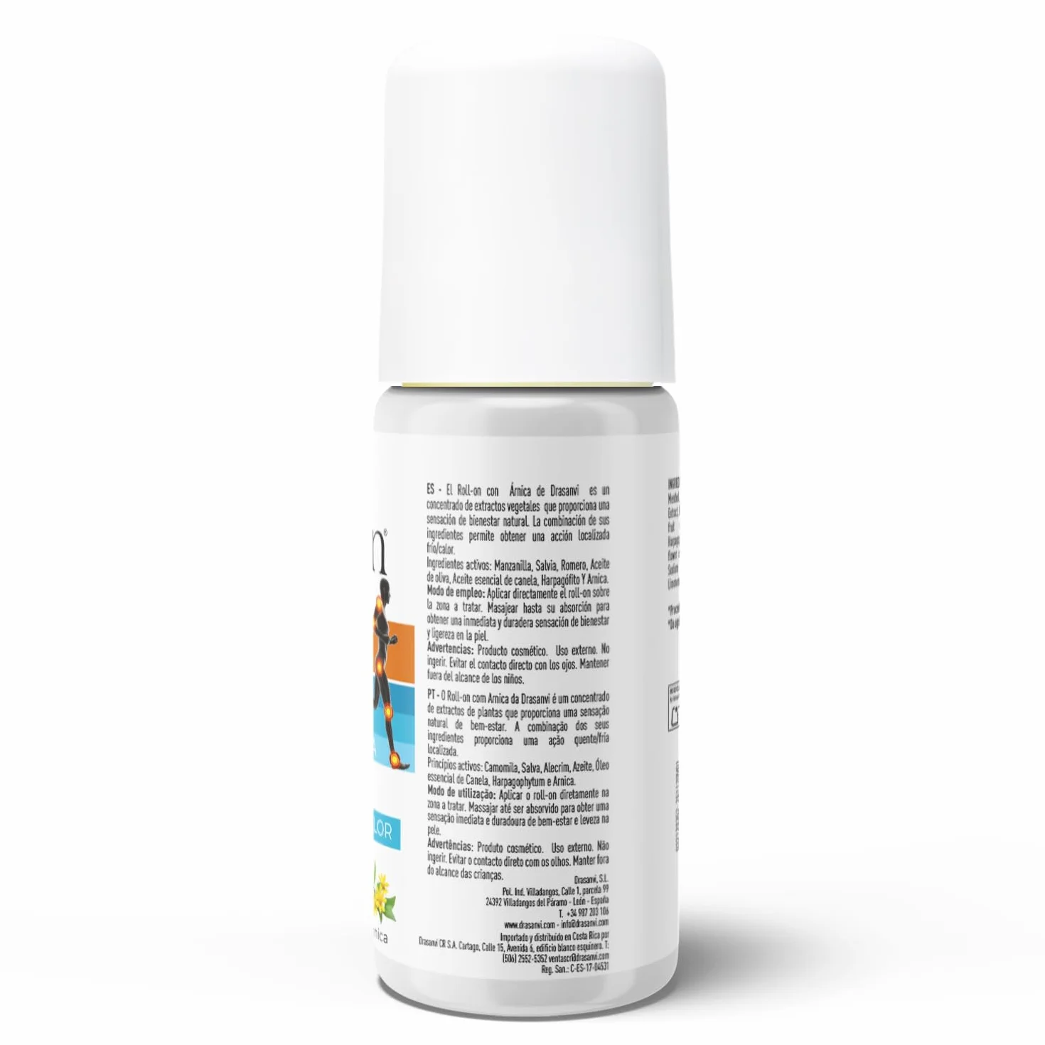Rescue Gel Roll-On con Árnica, Acción Localizada Frio-Calor, 60 ml