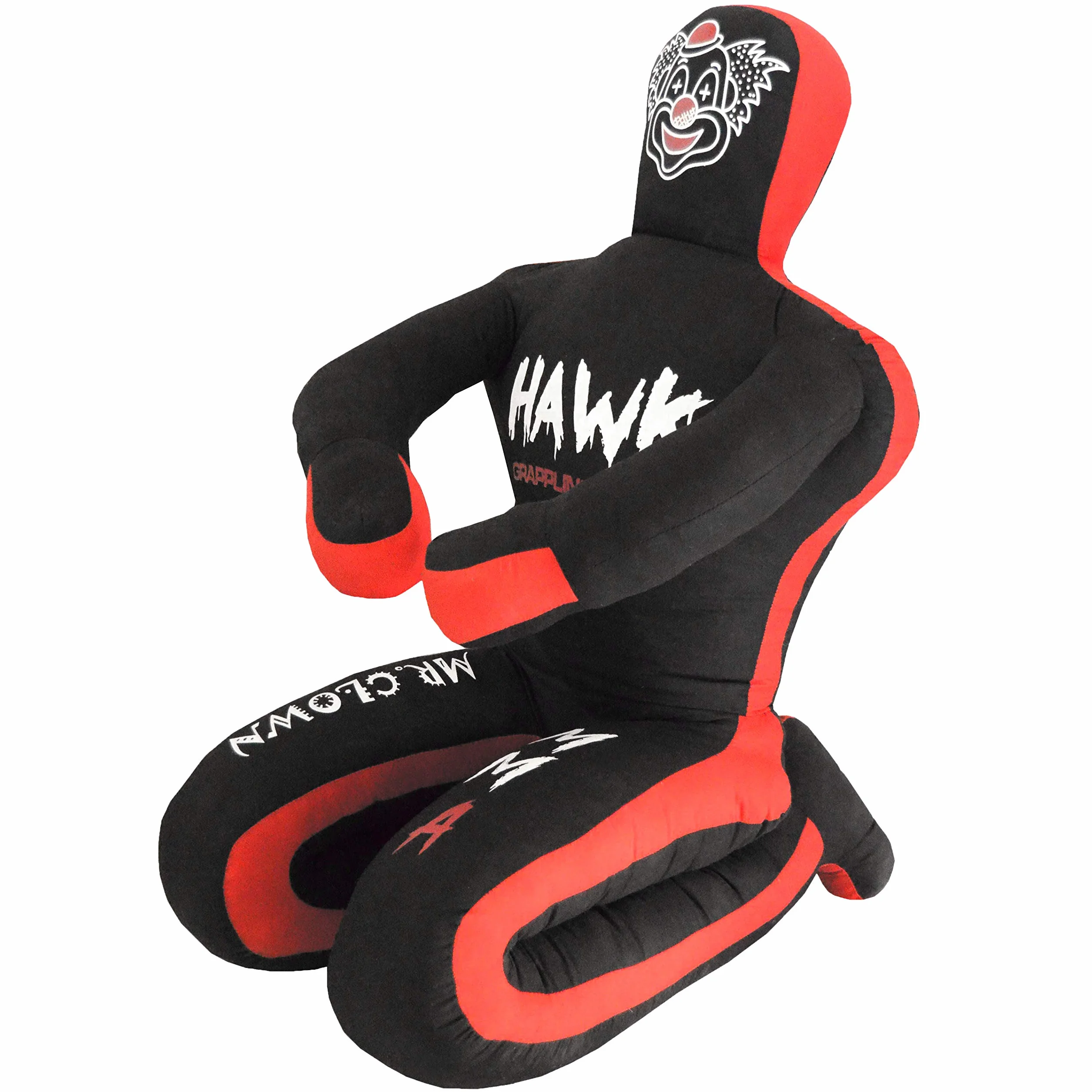 Hawk Sports Maniquí de Payaso para dominio de Deportes de Combate, maniquí de Boxeo móvil y golpeable para Adultos, Chupete de Boxeo de 5 pies para MMA, Jiu-Jitsu, Judo, Karate, y Entrenamiento de