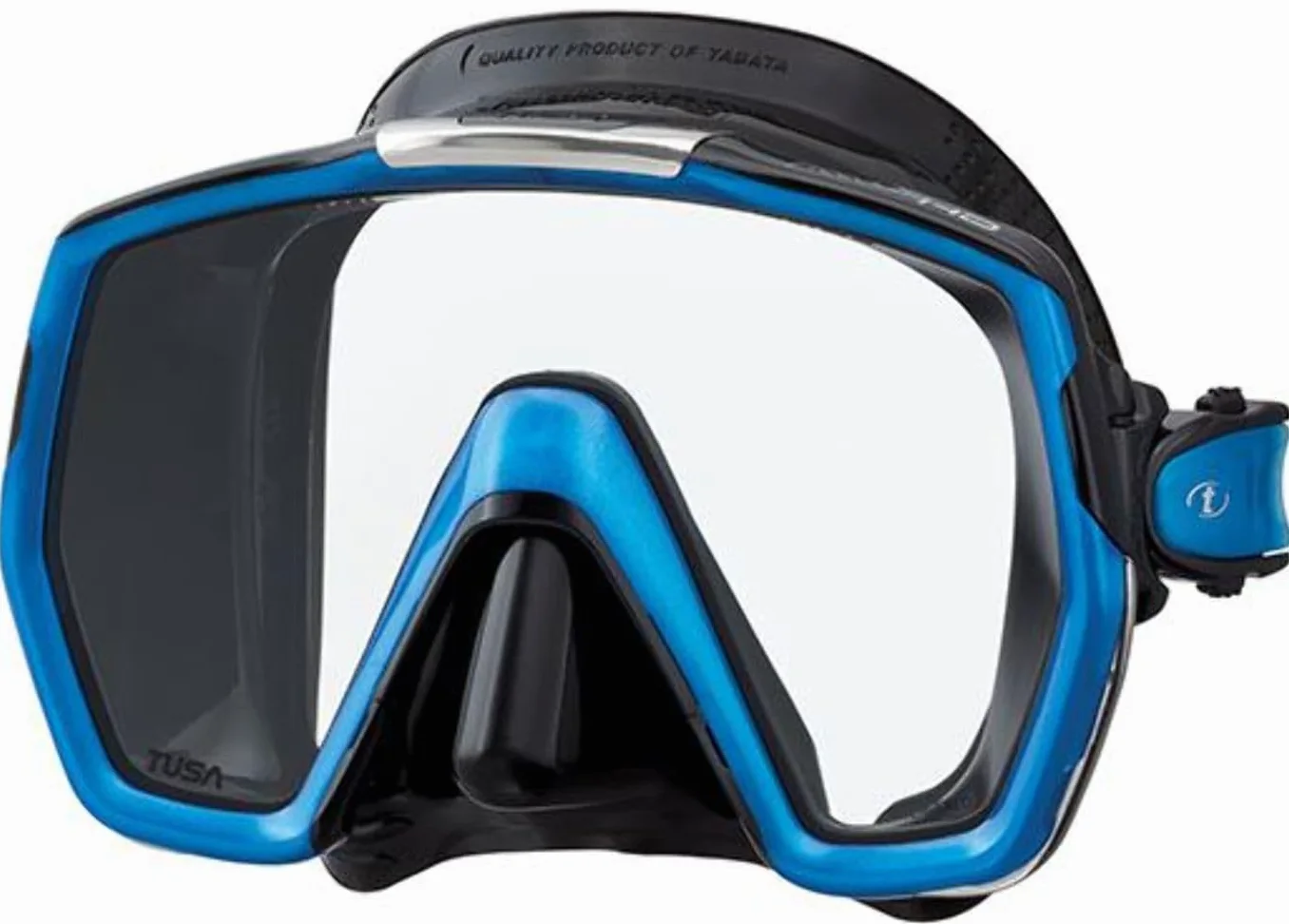 Tusa Freedom HD - Gafas máscara de Buceo y Snorkeling, Grande (Negro / Naranja)
