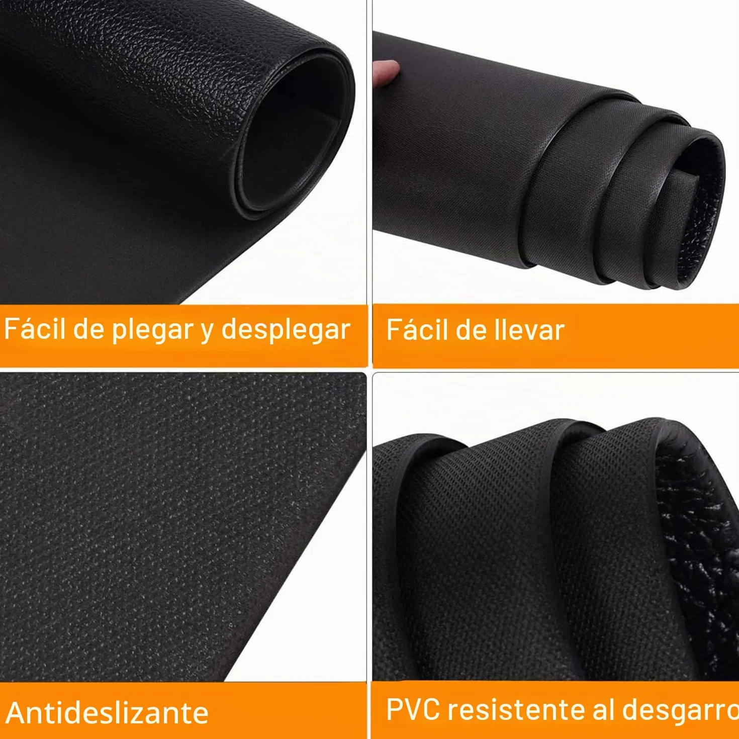 Esterilla de Ejercicio y Equipo de Fitness, Antideslizante, Alfombrilla Protectora de Piso para Cintas de Correr, Ciclismo, Rowers, Cross Trainers y Otros Equipos de Gimnasio, 180cm x 80 cm