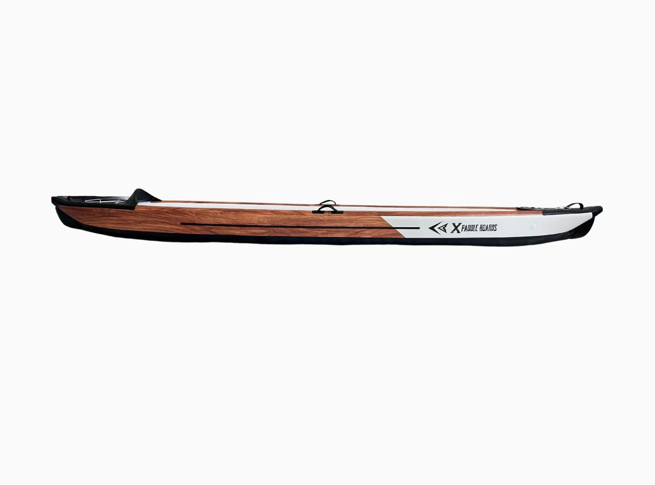 Canoa Kayak Inflable 3 Plazas Dropstitch 490 x 85 x 42 cm K-Black
