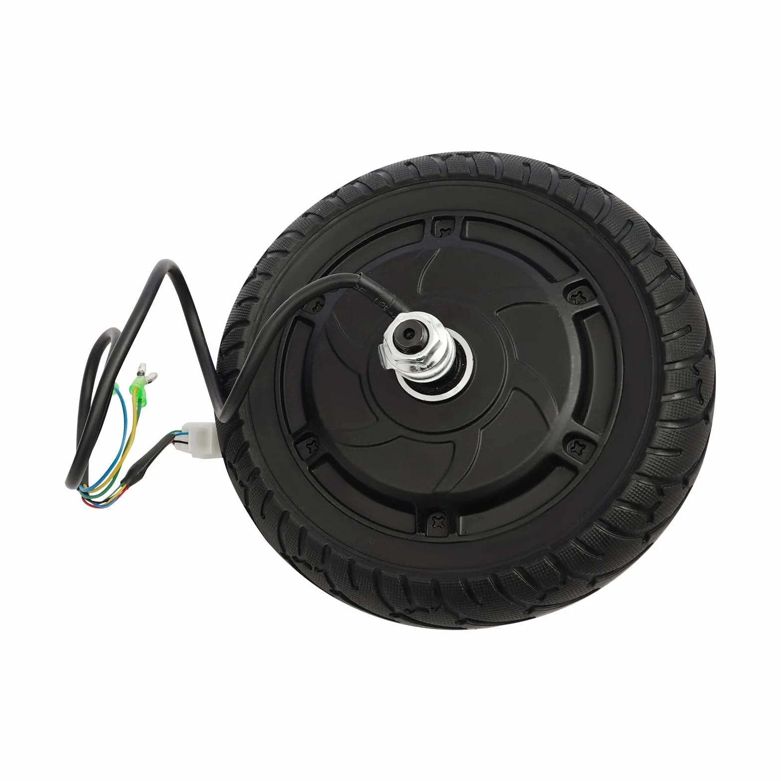 Motor de rueda de 8 pulgadas, kit de conversión de motor de 350W, kit de conversión de motor con marcha atrás, kit de conversión de motor eléctrico de CC de 24/36/48V, 740 rpm, interruptor de 3