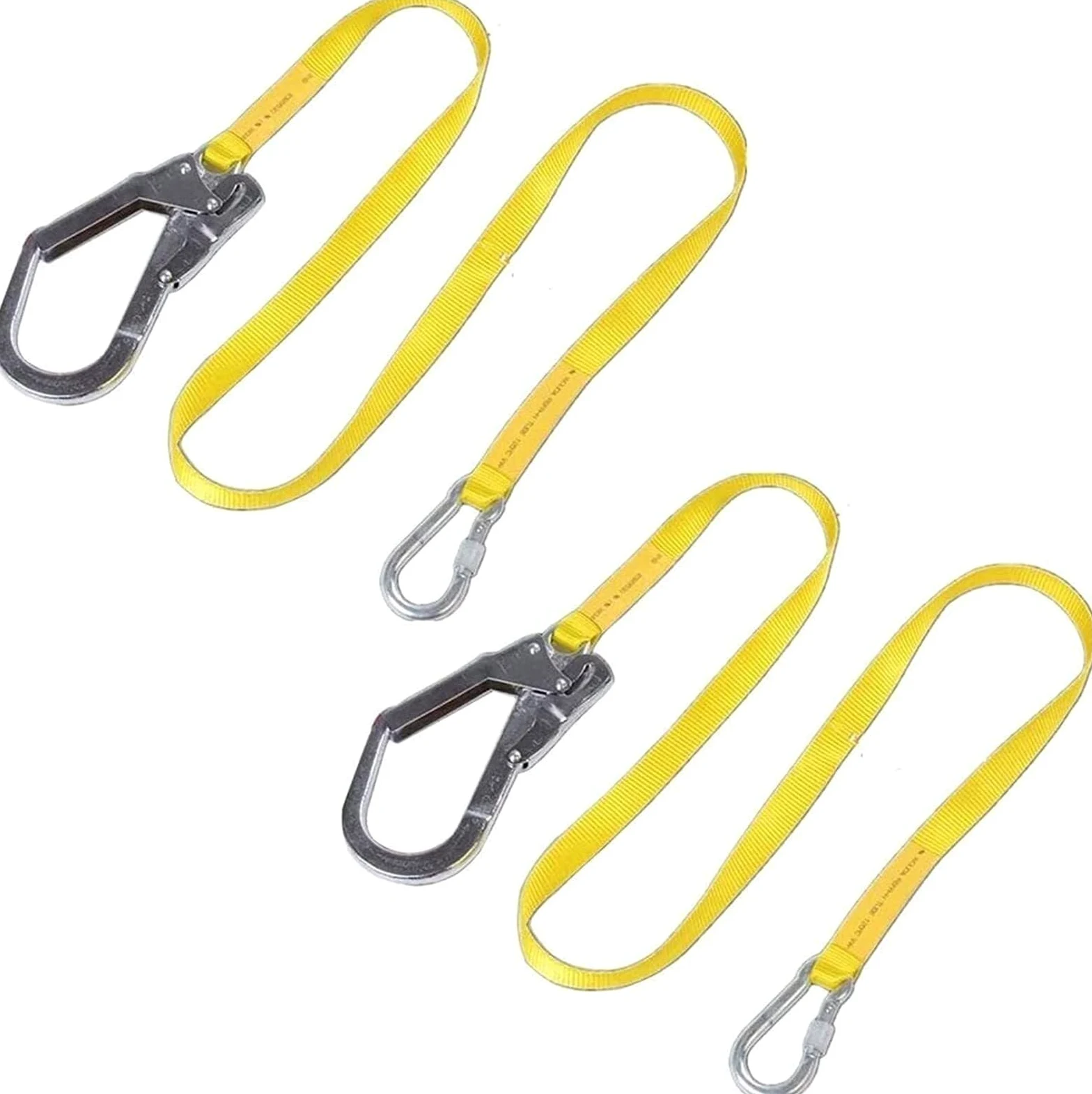 Cordón de seguridad con ganchos a presión, arnés para exteriores, cuerda de protección con mosquetón, 180 cm de longitud