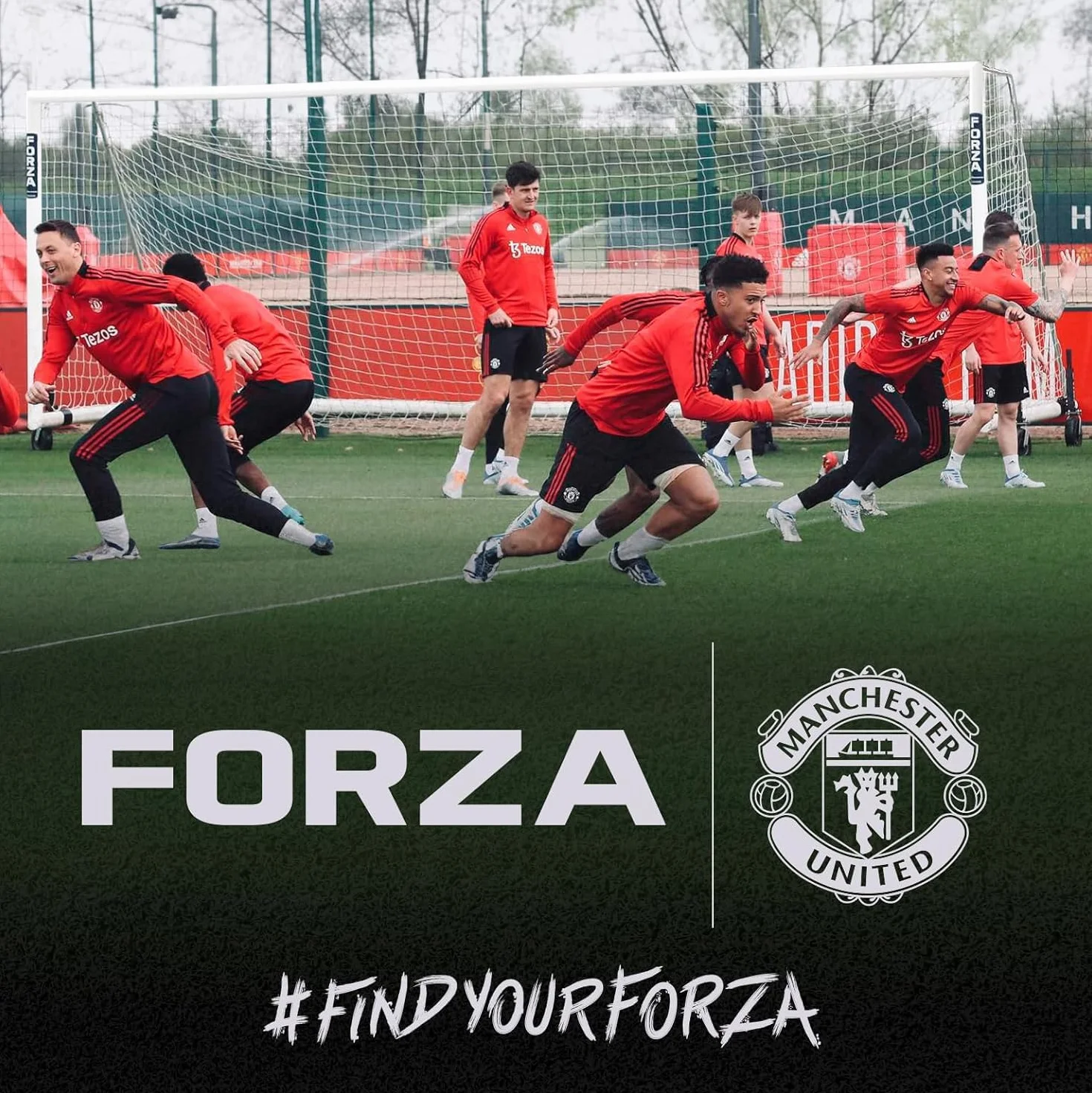 Forza Portería de Fútbol de Aluminio 11 Tamaños Profesional MLS Premier League