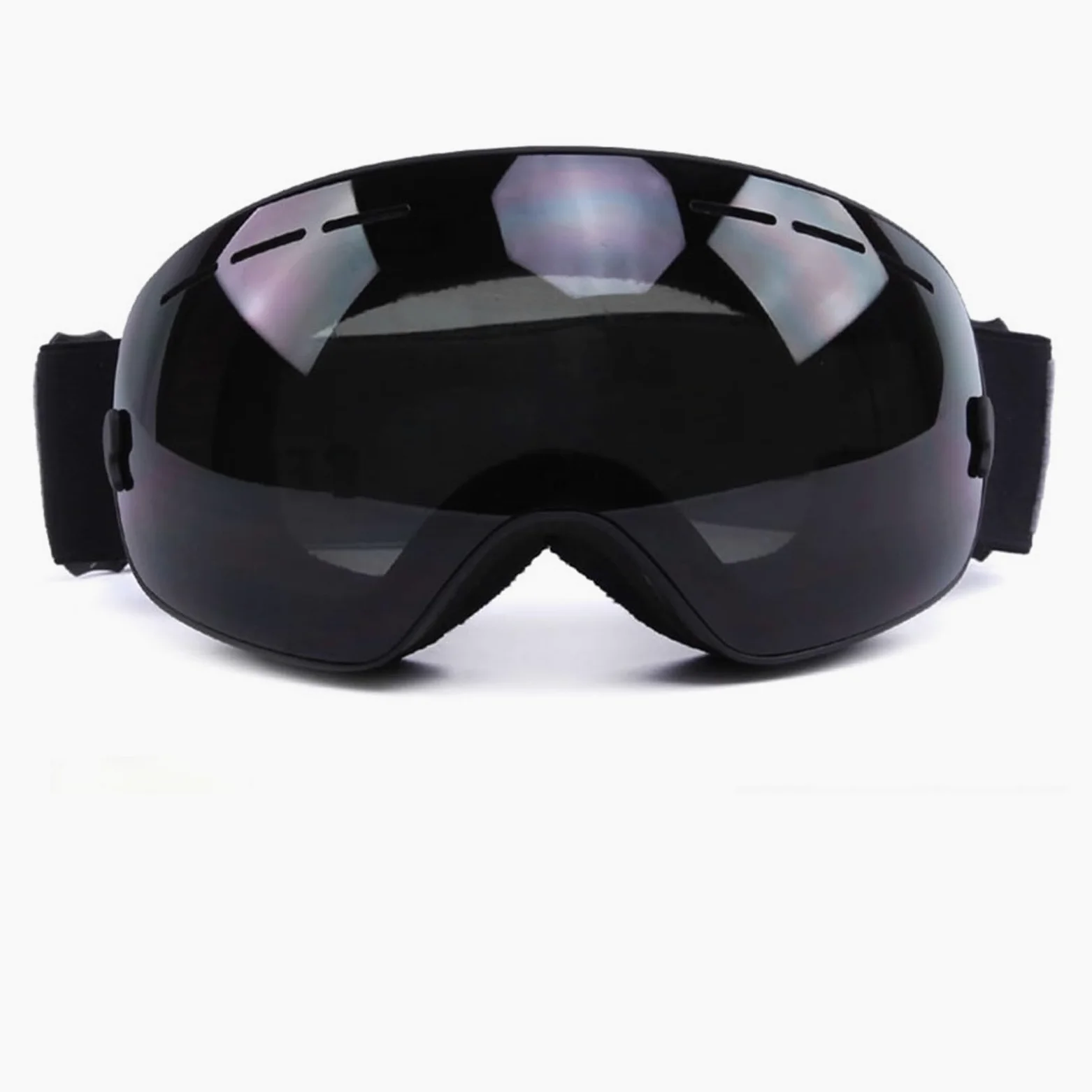 Gafas de esquí Gafas de esquí de doble capa UV400 - Gafas de esquí antiniebla esféricas con espejo para hombre y mujer Gafas de nieve 3100 + Estuche para lentes Gafas para exteriores (Color: Mar