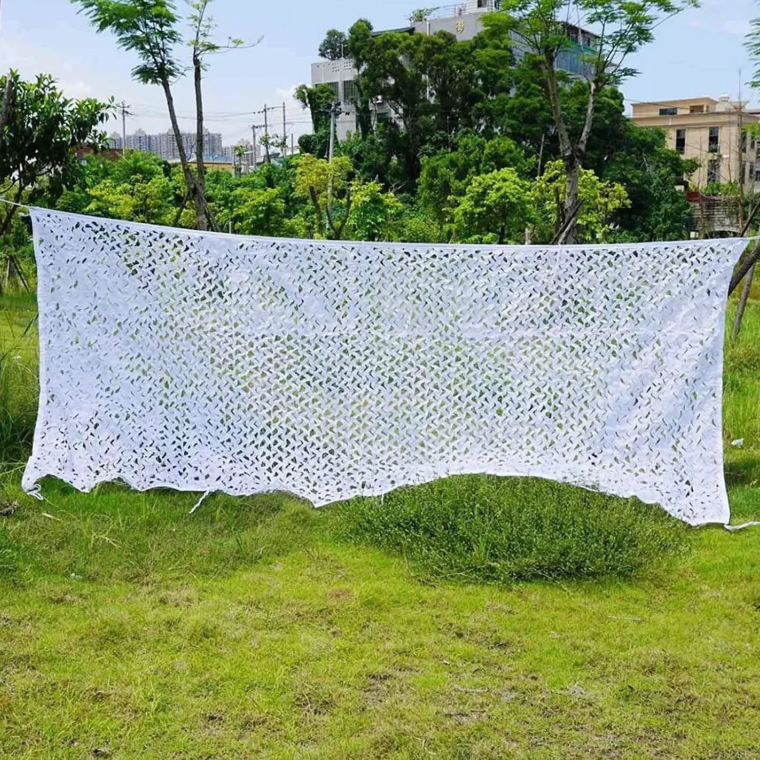 Red De Camuflaje, Tela Oxford Ligera, Red De Camuflaje para Sombrilla Al Aire Libre, Observación De Aves En La Jungla,5X10m