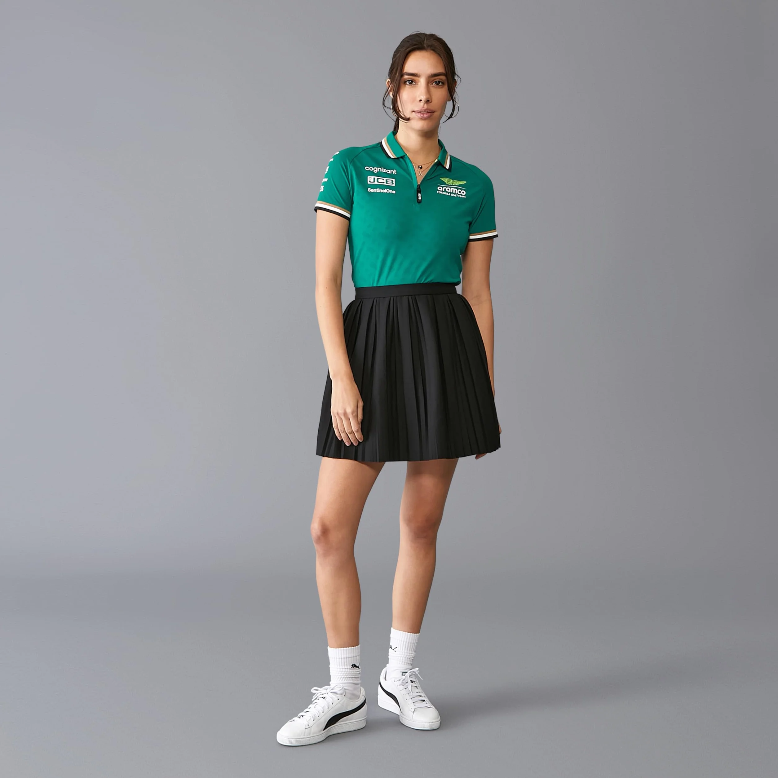 Polo Team 2024 para mujer, color verde, verde, M