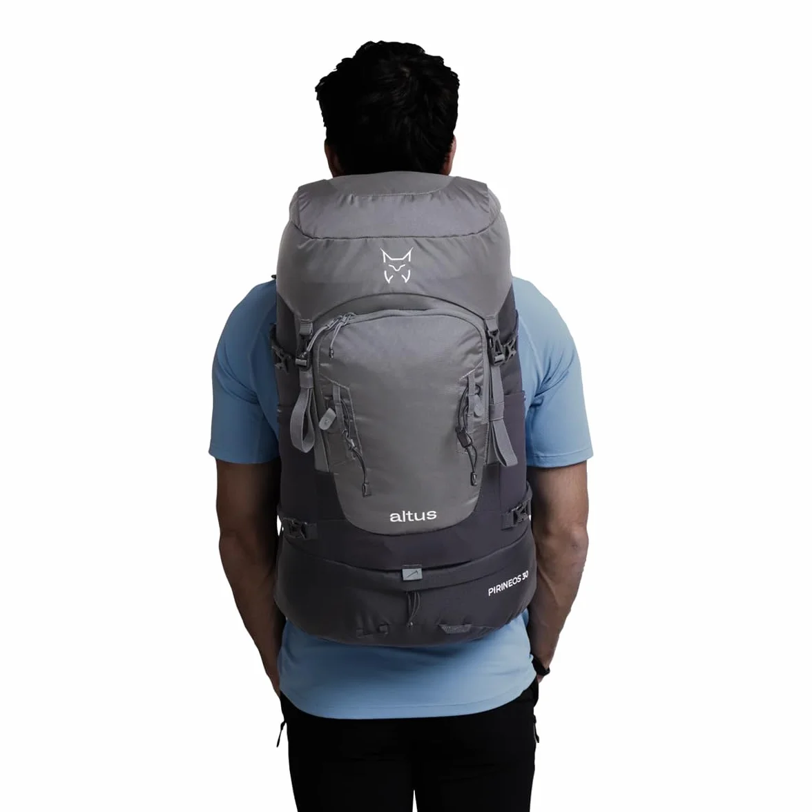 ALTUS Mochila de travesia con espalda ventilada de 30 L. C: NARANJA/AZUL T: U (Gris)